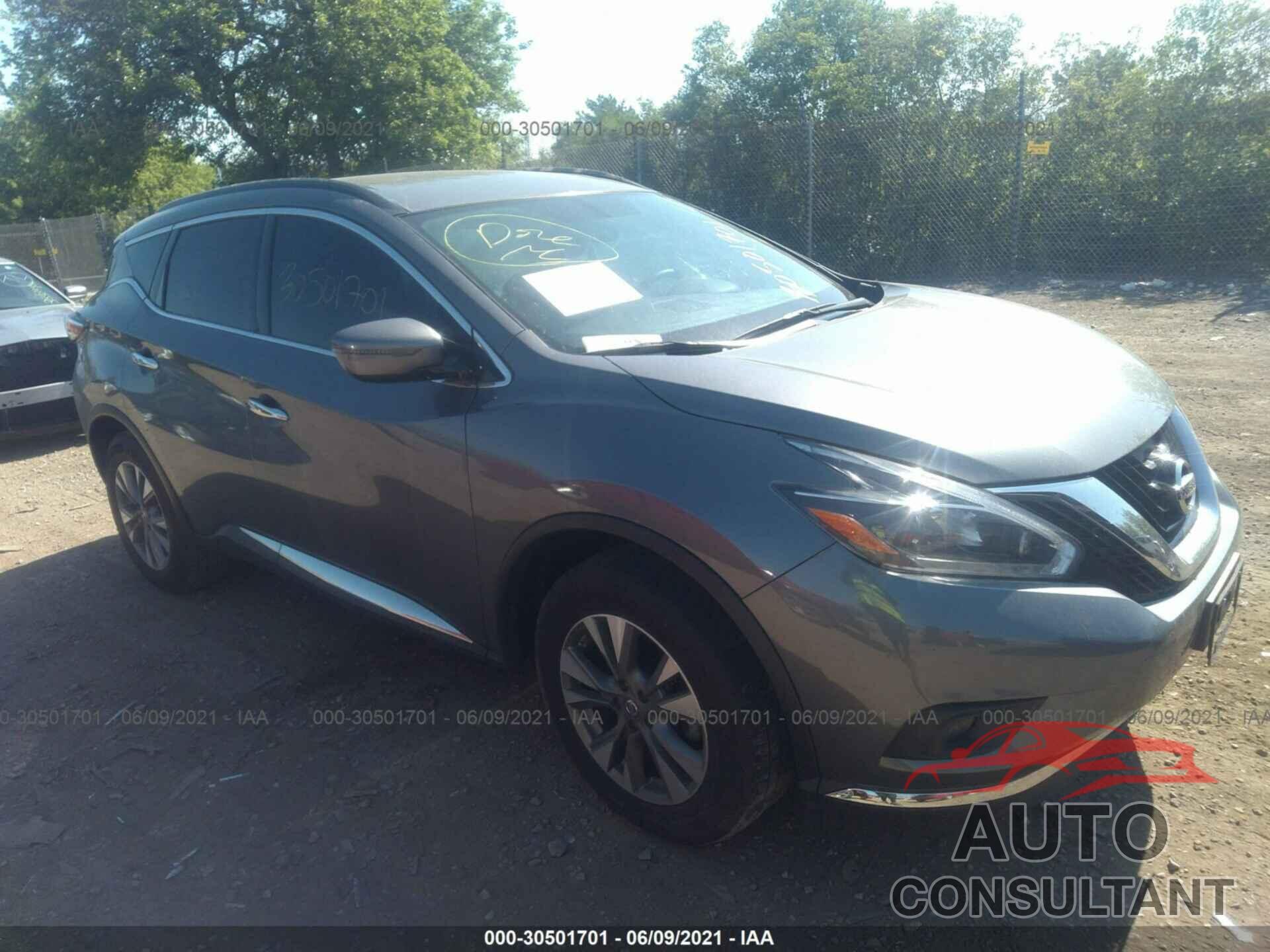 NISSAN MURANO 2018 - 5N1AZ2MH9JN175675