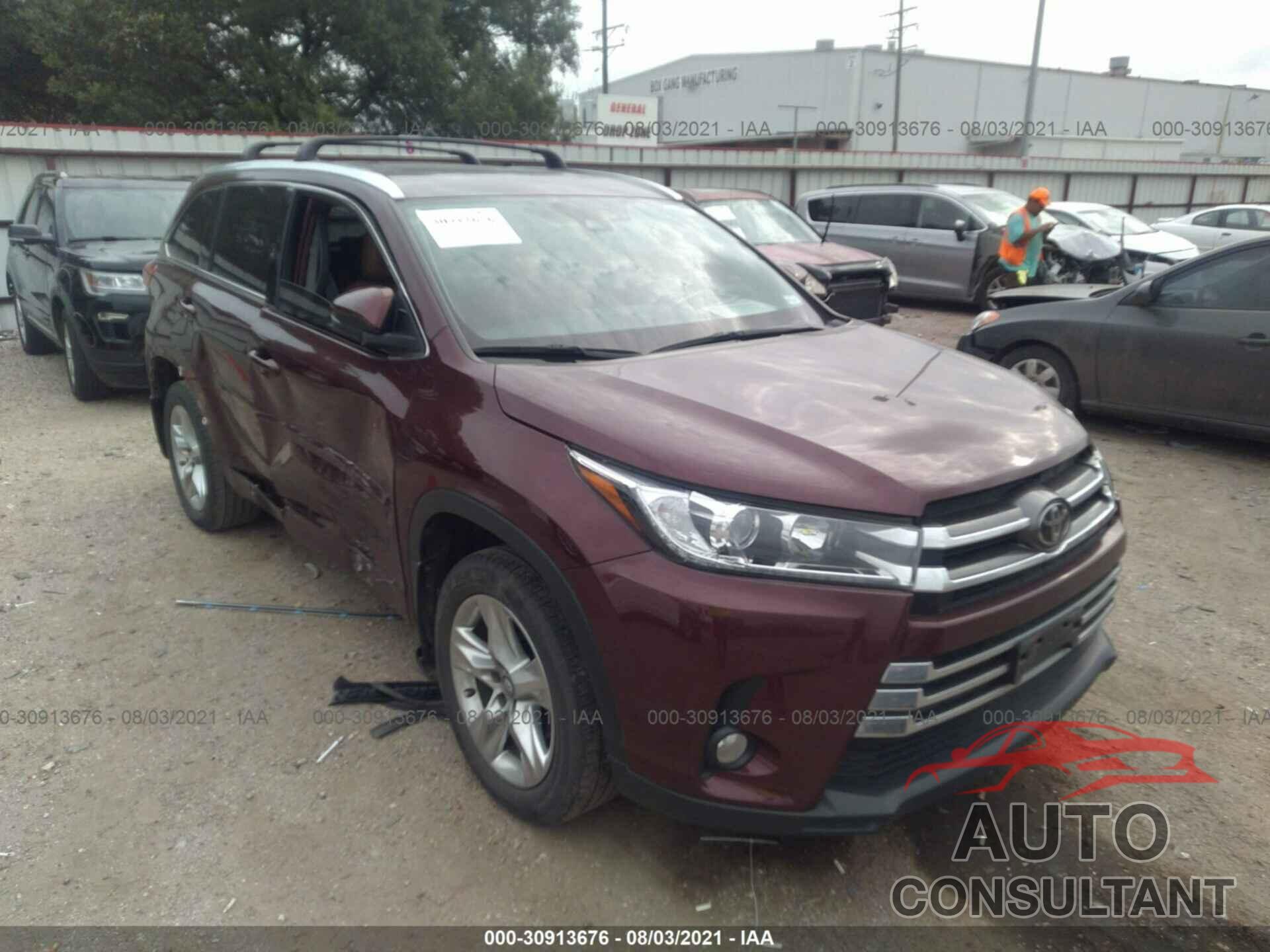 TOYOTA HIGHLANDER 2017 - 5TDYZRFH1HS229970