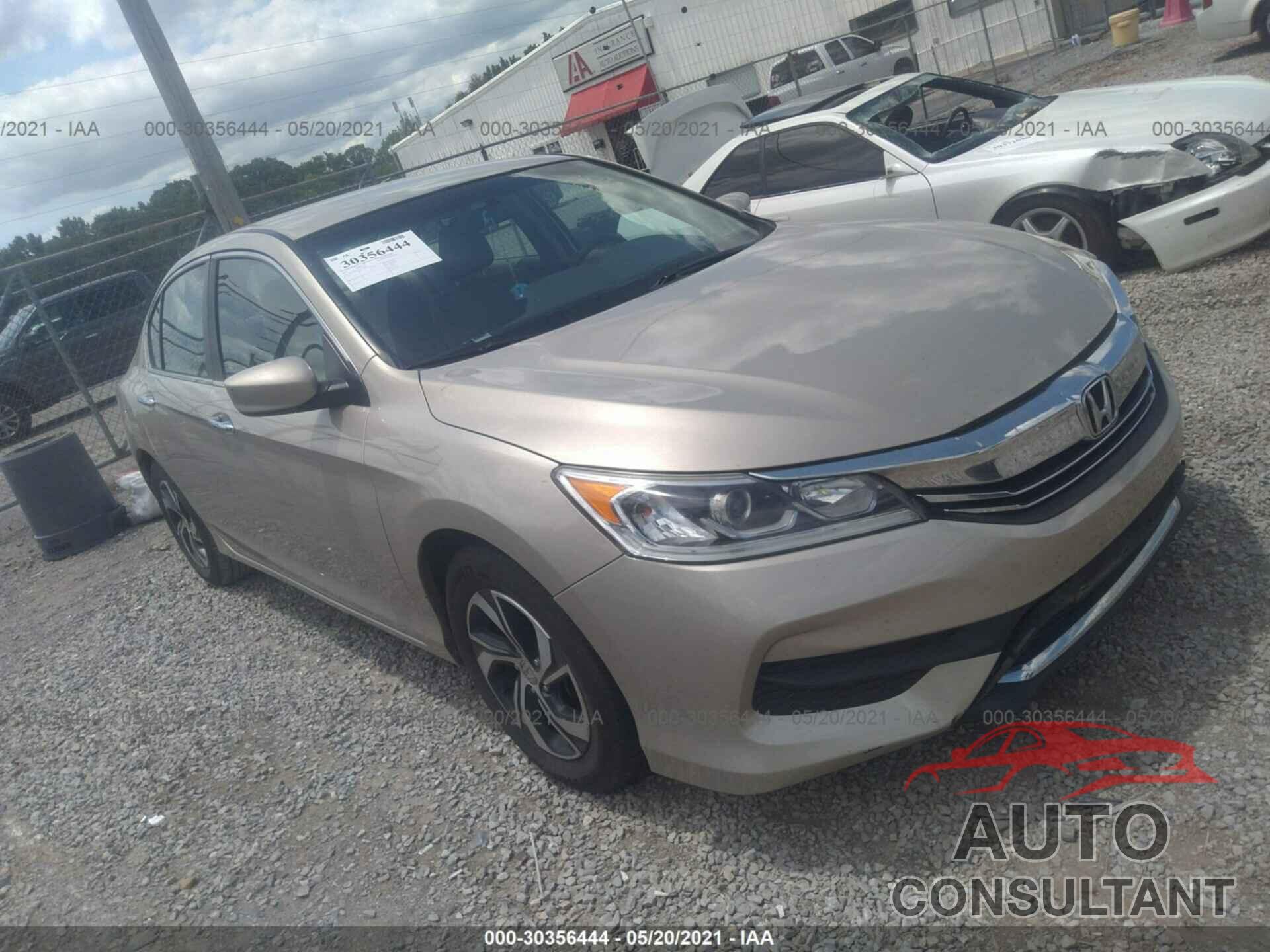 HONDA ACCORD SEDAN 2016 - 1HGCR2F31GA029562