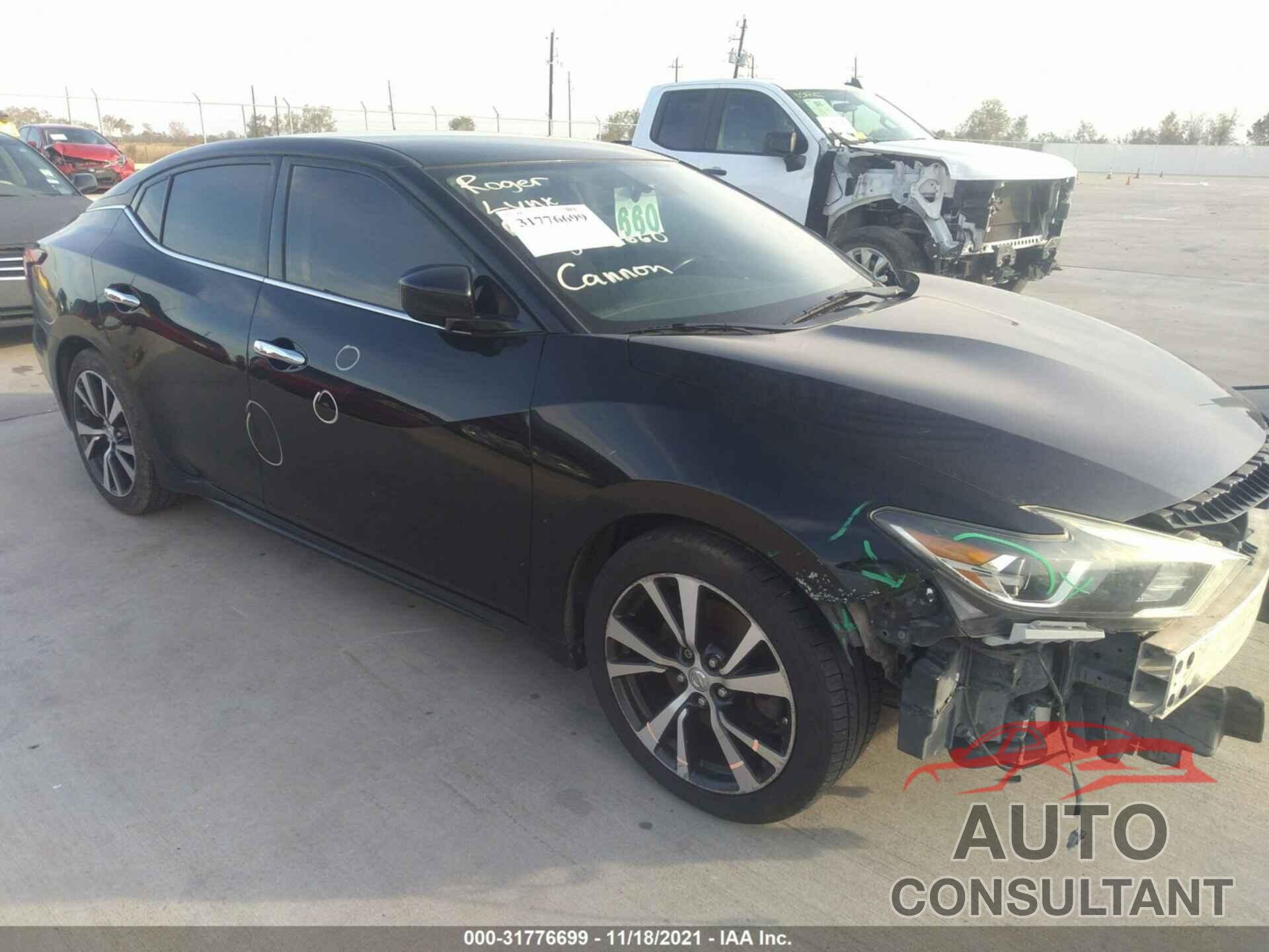 NISSAN MAXIMA 2017 - 1N4AA6AP4HC377950