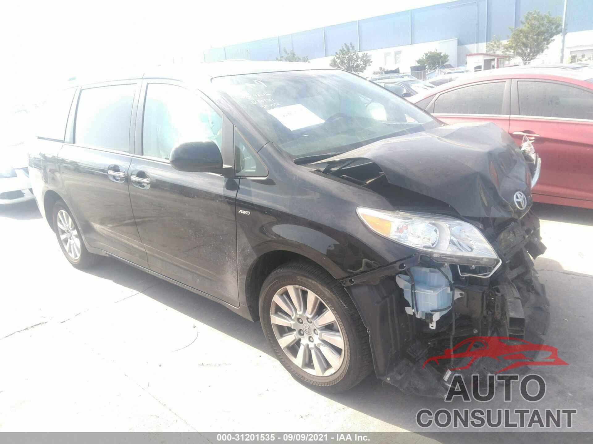 TOYOTA SIENNA 2017 - 5TDDZ3DC2HS187196