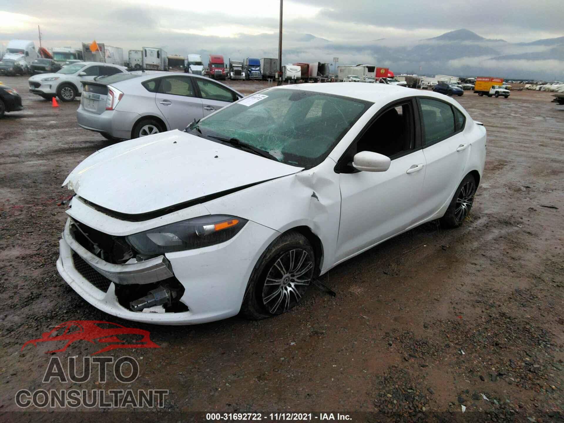 DODGE DART 2016 - 1C3CDFBA5GD652467