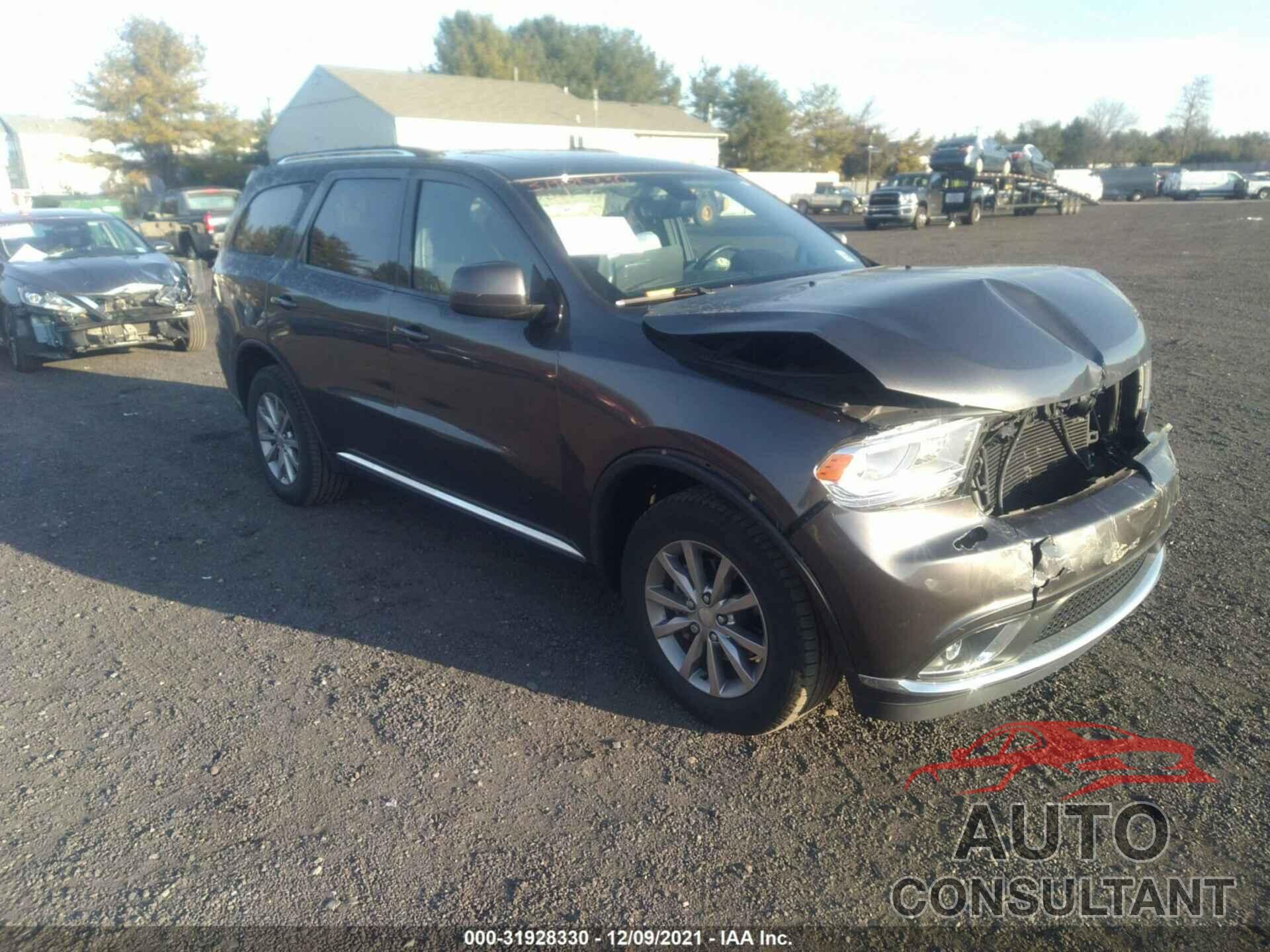 DODGE DURANGO 2018 - 1C4RDJAG5JC312697