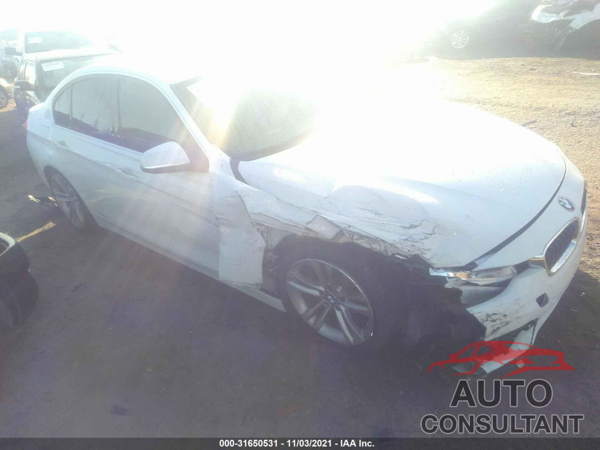 BMW 3 SERIES 2017 - WBA8B9G53HNU09186