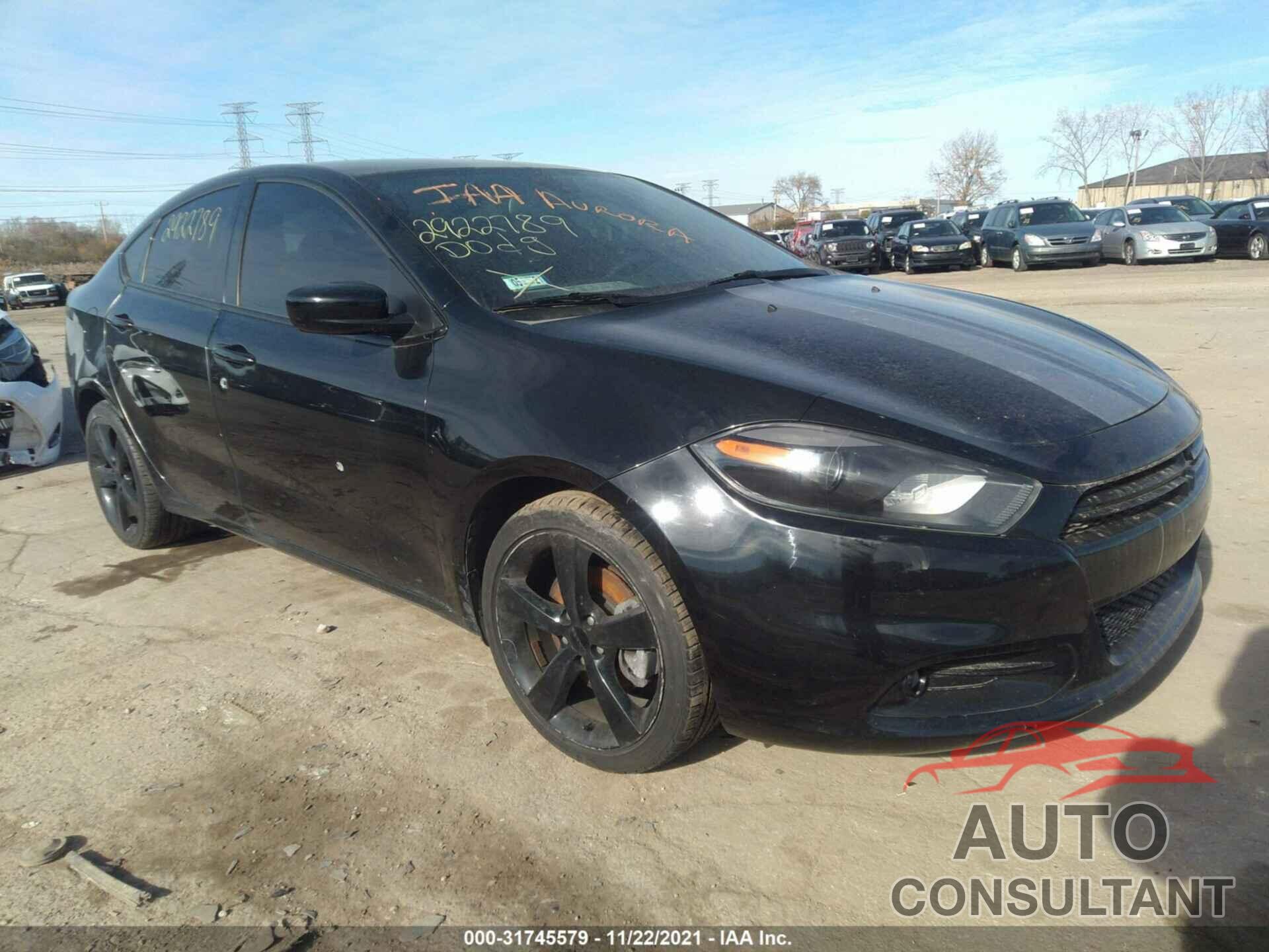 DODGE DART 2016 - 1C3CDFBB3GD518081