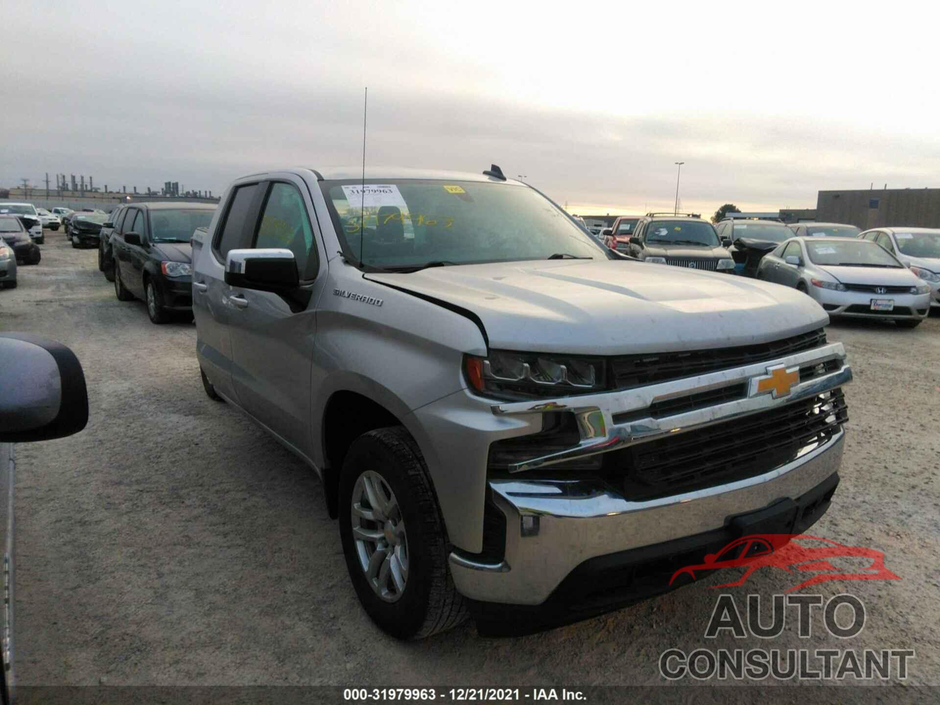 CHEVROLET SILVERADO 1500 2020 - 1GCRYDED0LZ214201