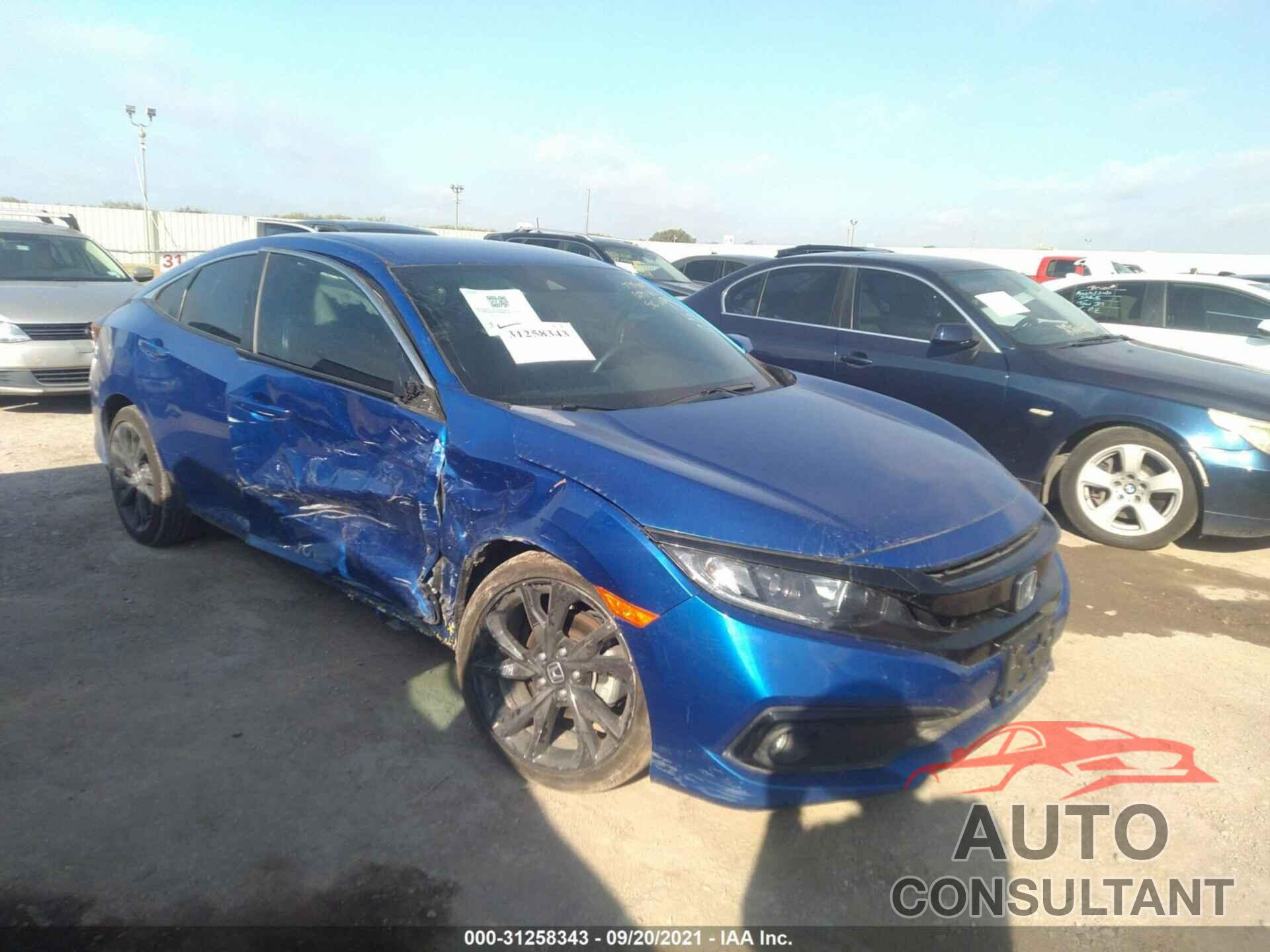 HONDA CIVIC SEDAN 2020 - 19XFC2F80LE014843