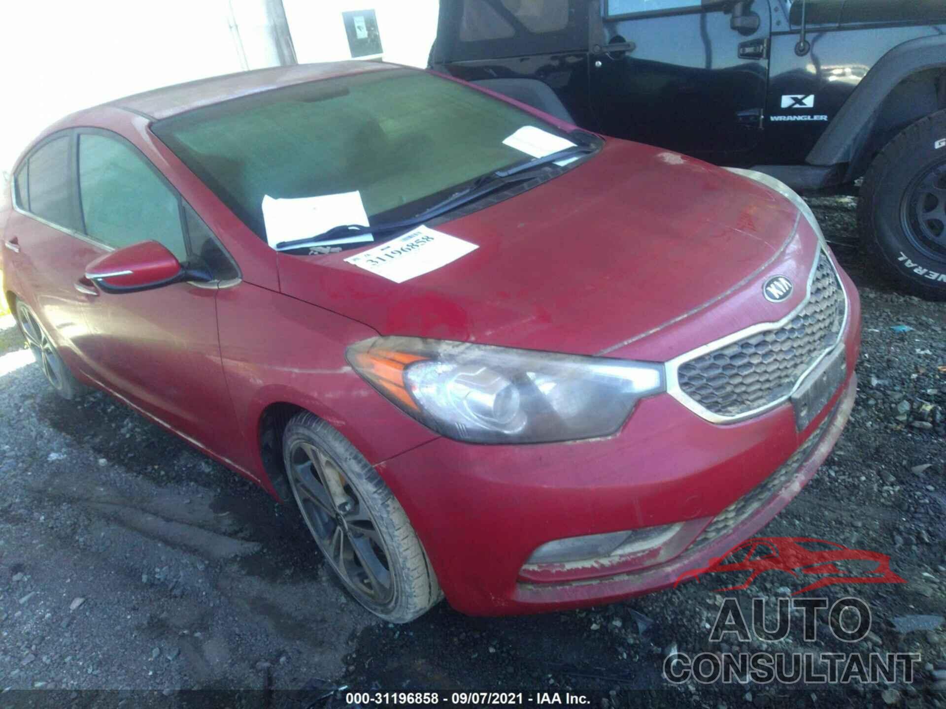 KIA FORTE 2016 - KNAFX4A88G5483555
