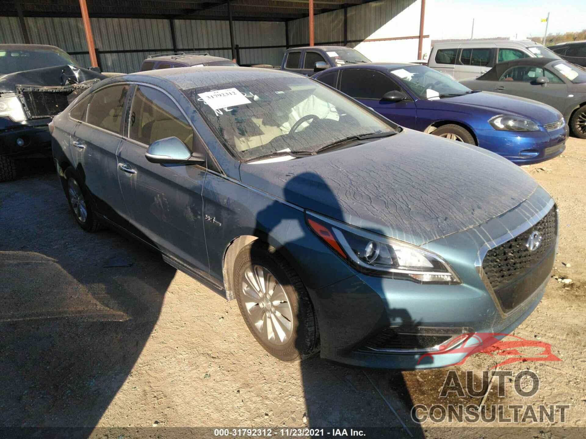 HYUNDAI SONATA HYBRID 2016 - KMHE24L13GA009206