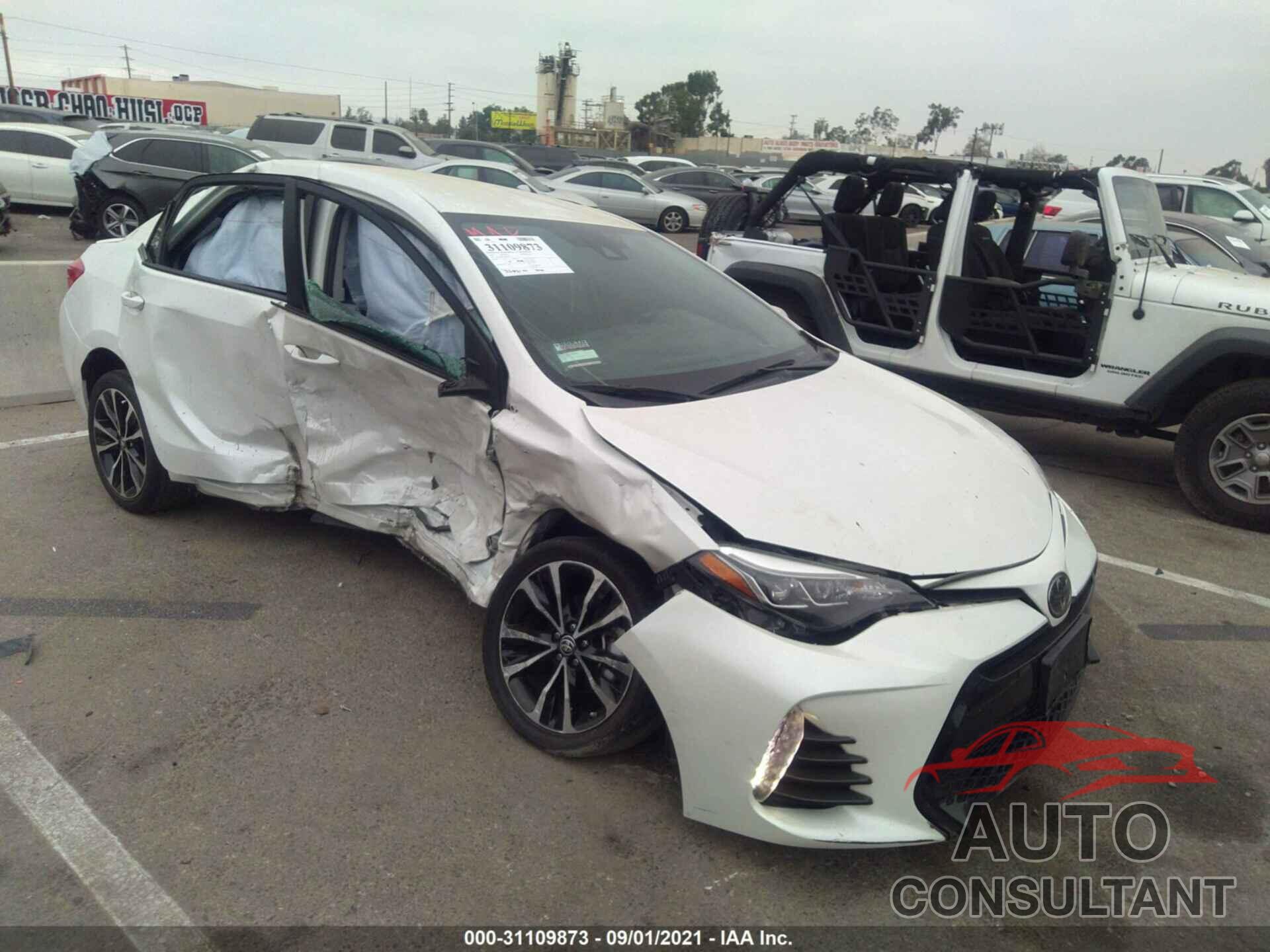 TOYOTA COROLLA 2019 - 5YFBURHEXKP880120