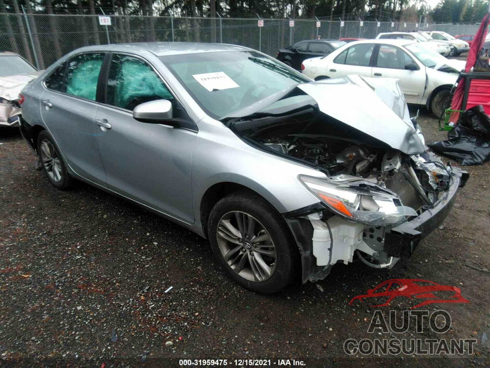 TOYOTA CAMRY 2017 - 4T1BF1FK2HU451257