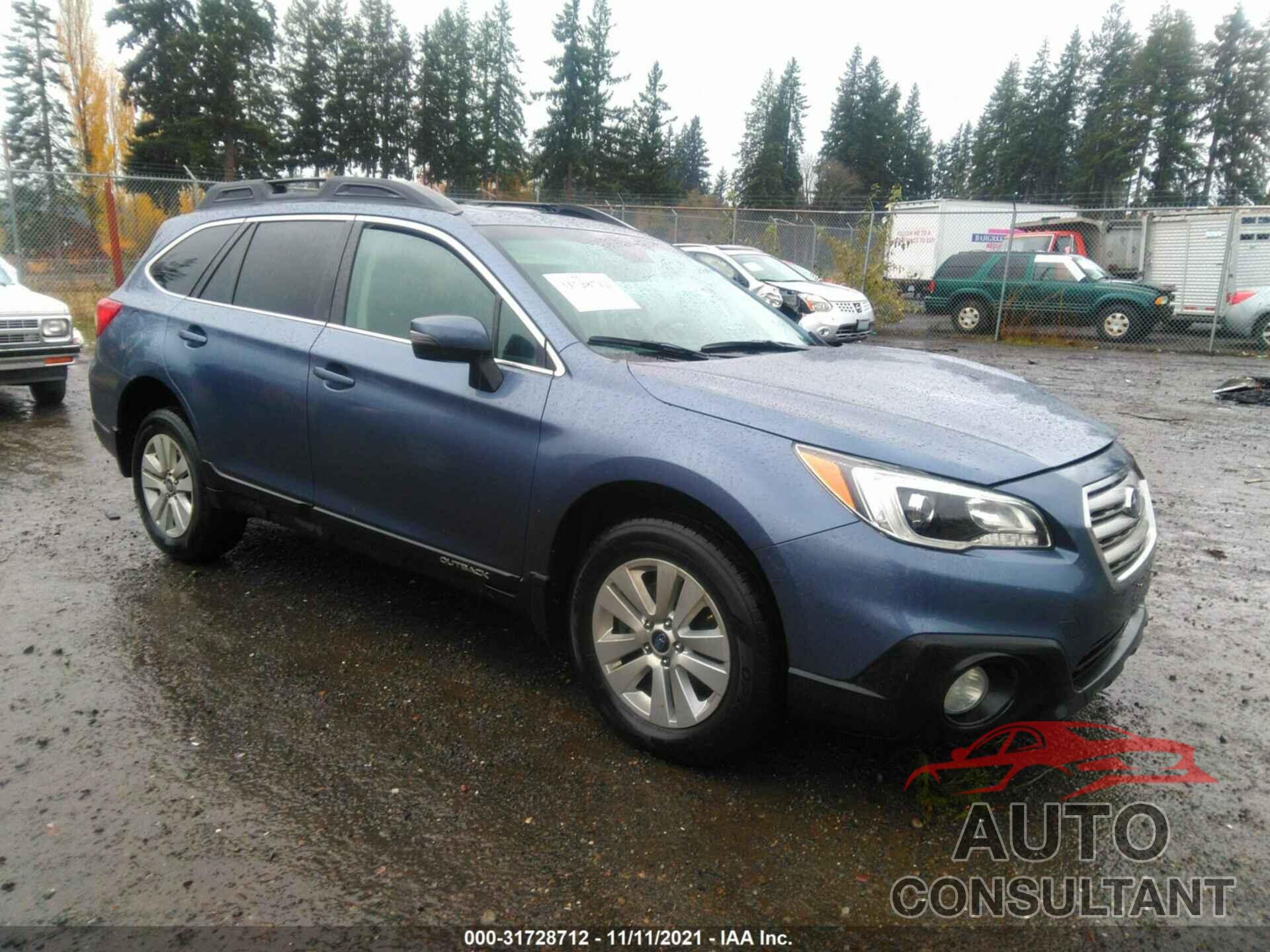 SUBARU OUTBACK 2016 - 4S4BSAHC0G3216474
