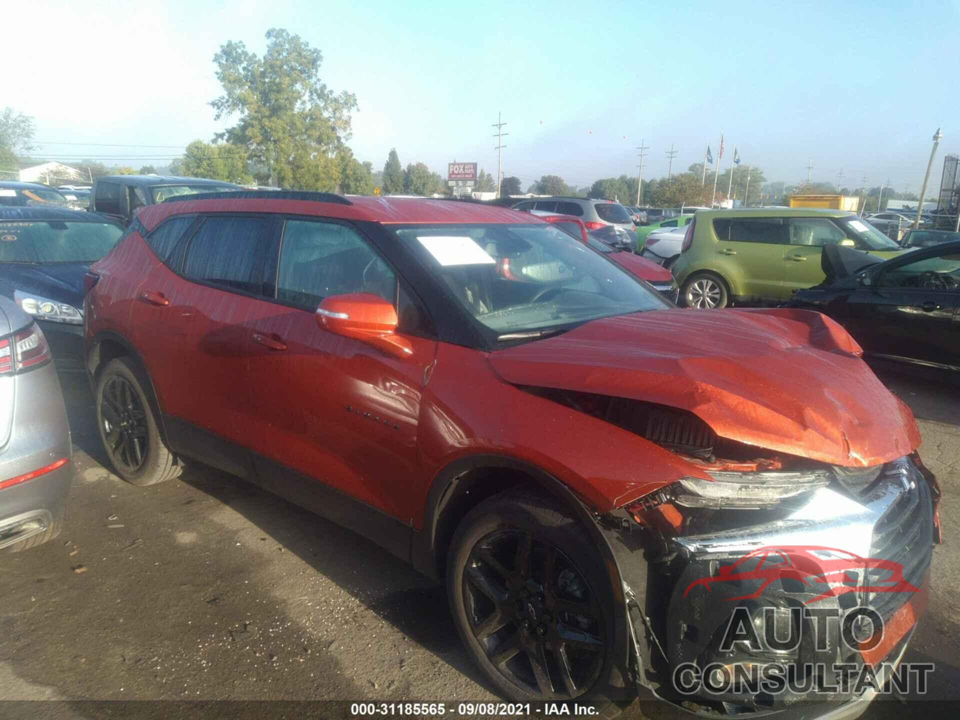 CHEVROLET BLAZER 2021 - 3GNKBCRS0MS515840