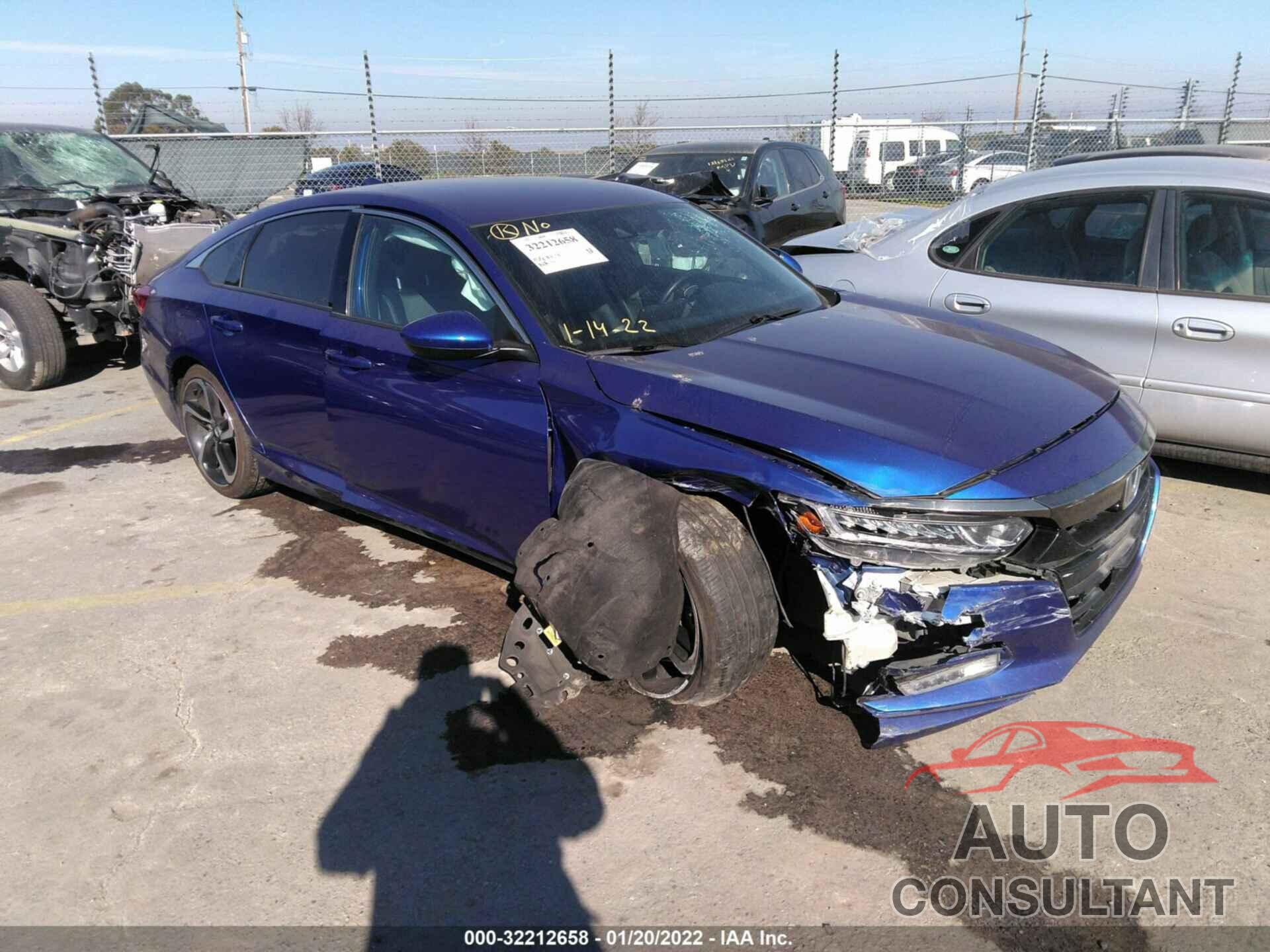 HONDA ACCORD SEDAN 2018 - 1HGCV1F37JA161500
