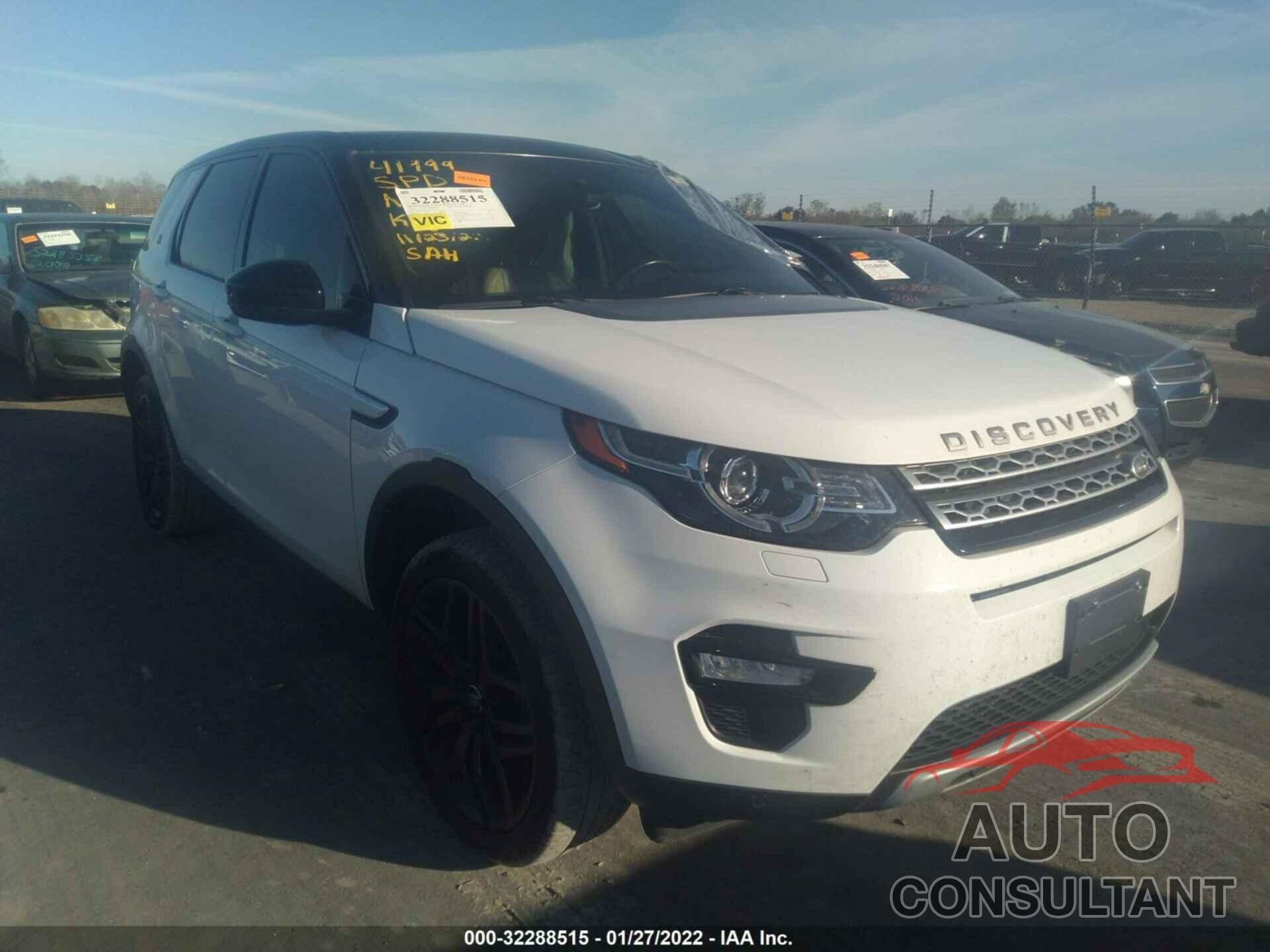 LAND ROVER DISCOVERY SPORT 2016 - SALCR2BG3GH574556