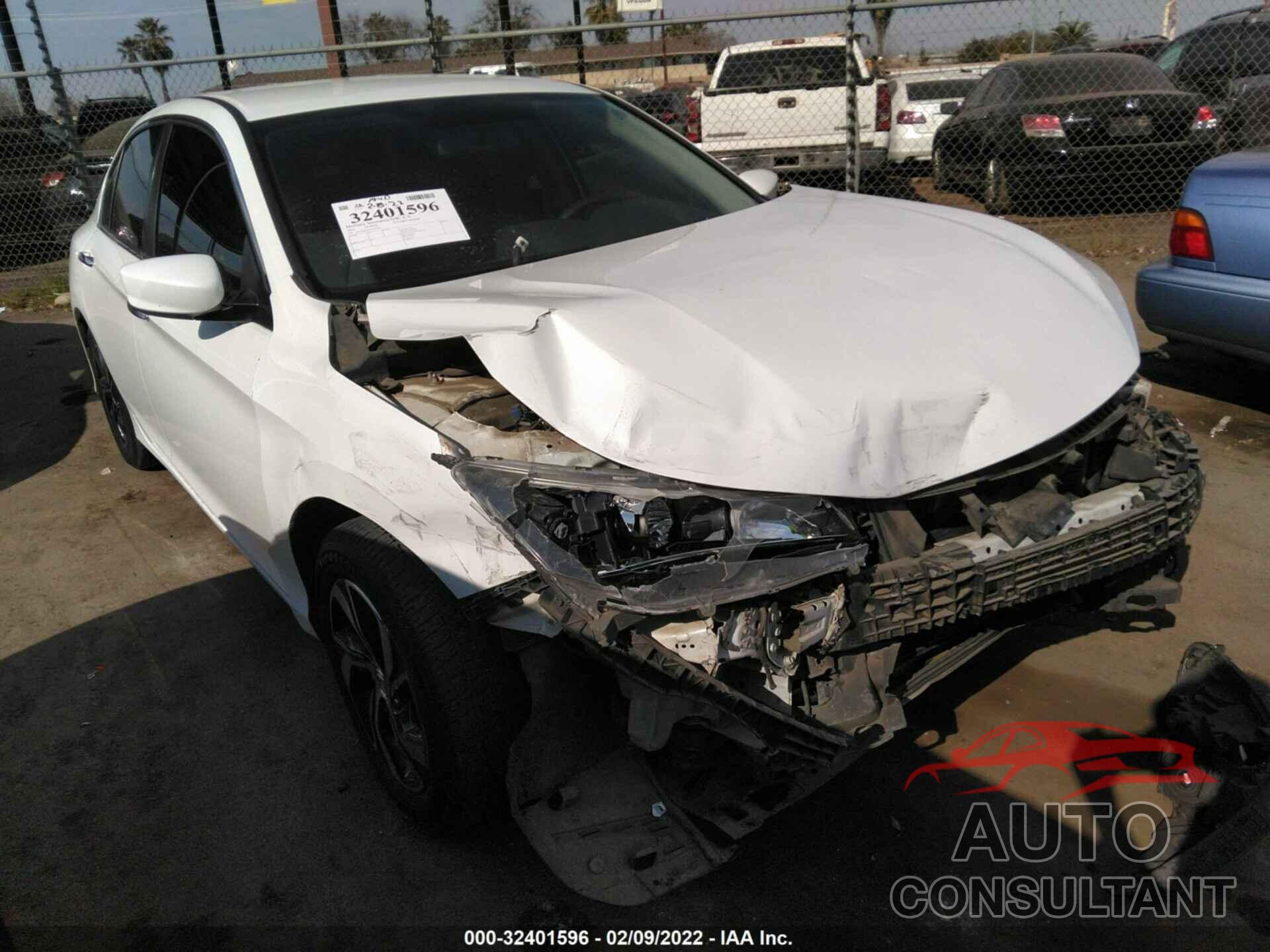 HONDA ACCORD SEDAN 2016 - 1HGCR2F37GA153562