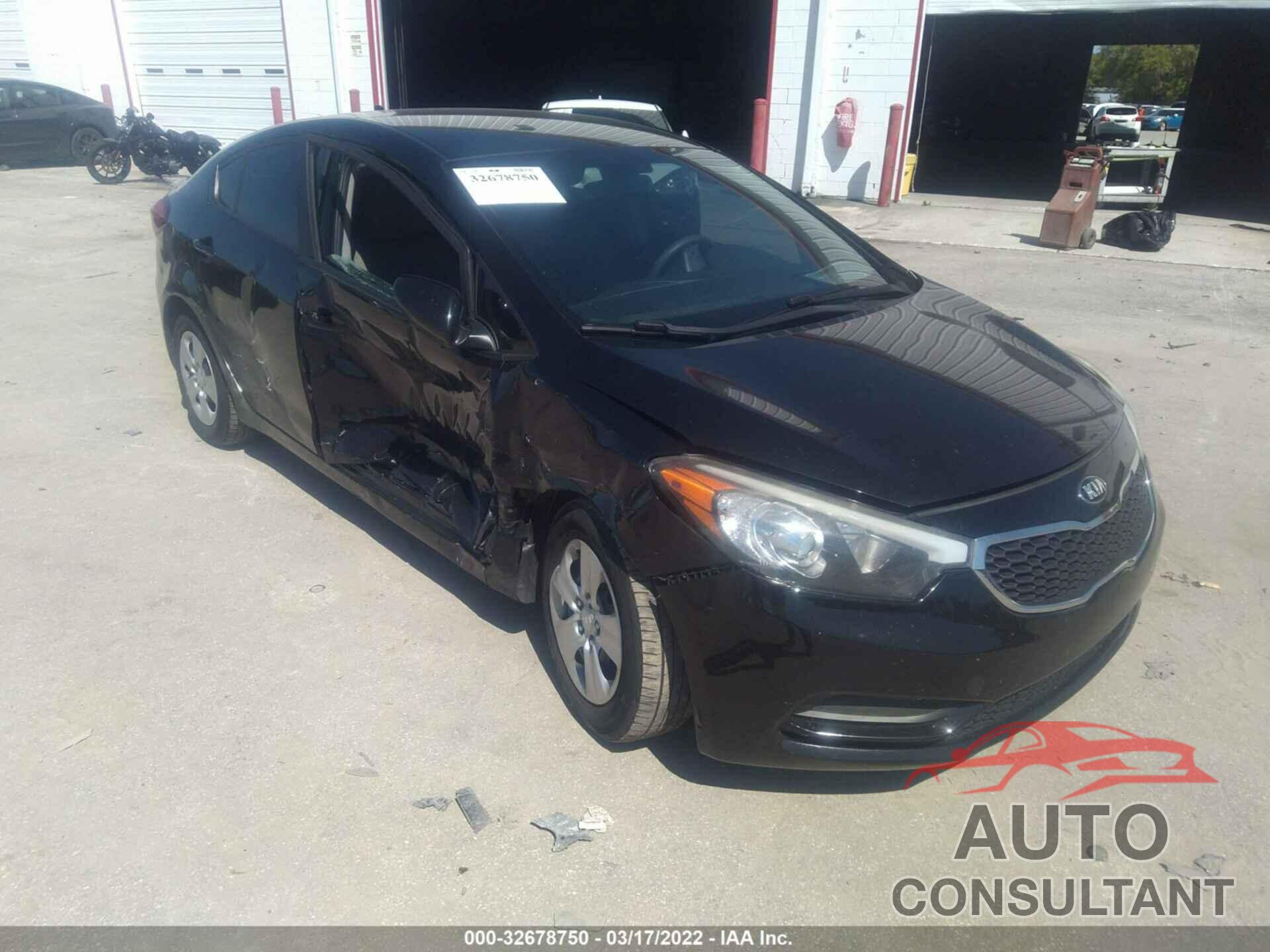 KIA FORTE 2016 - KNAFK4A62G5542919