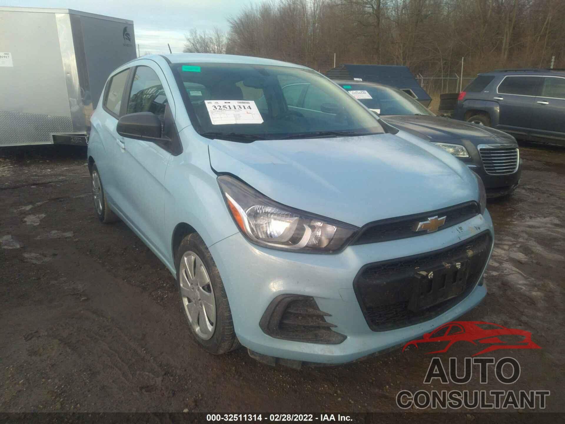 CHEVROLET SPARK 2016 - KL8CB6SA1GC580361