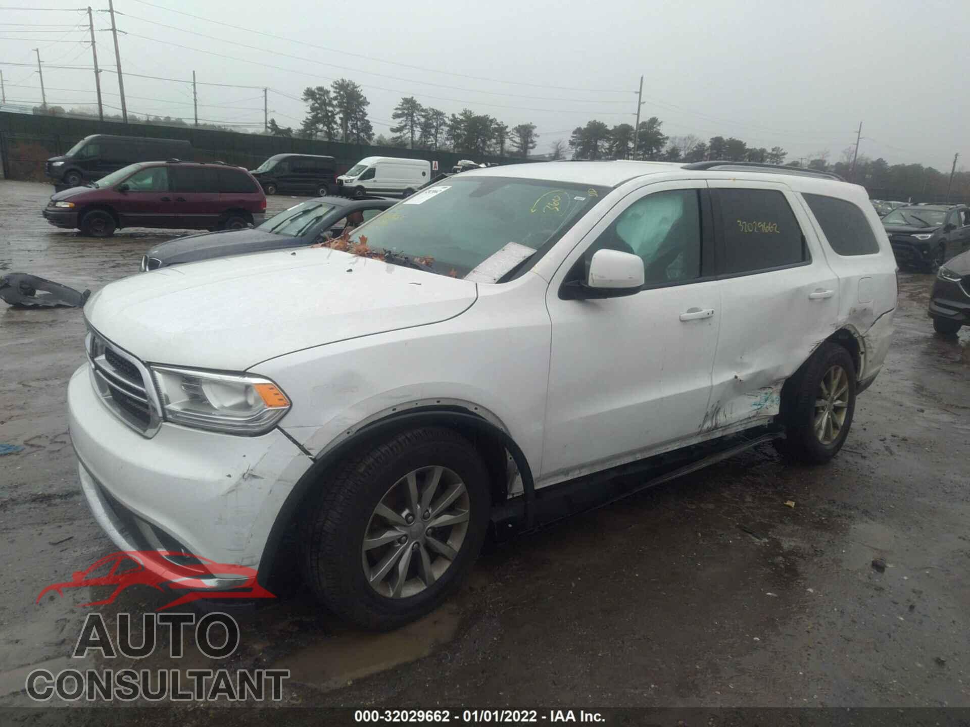 DODGE DURANGO 2017 - 1C4RDJAG4HC615349