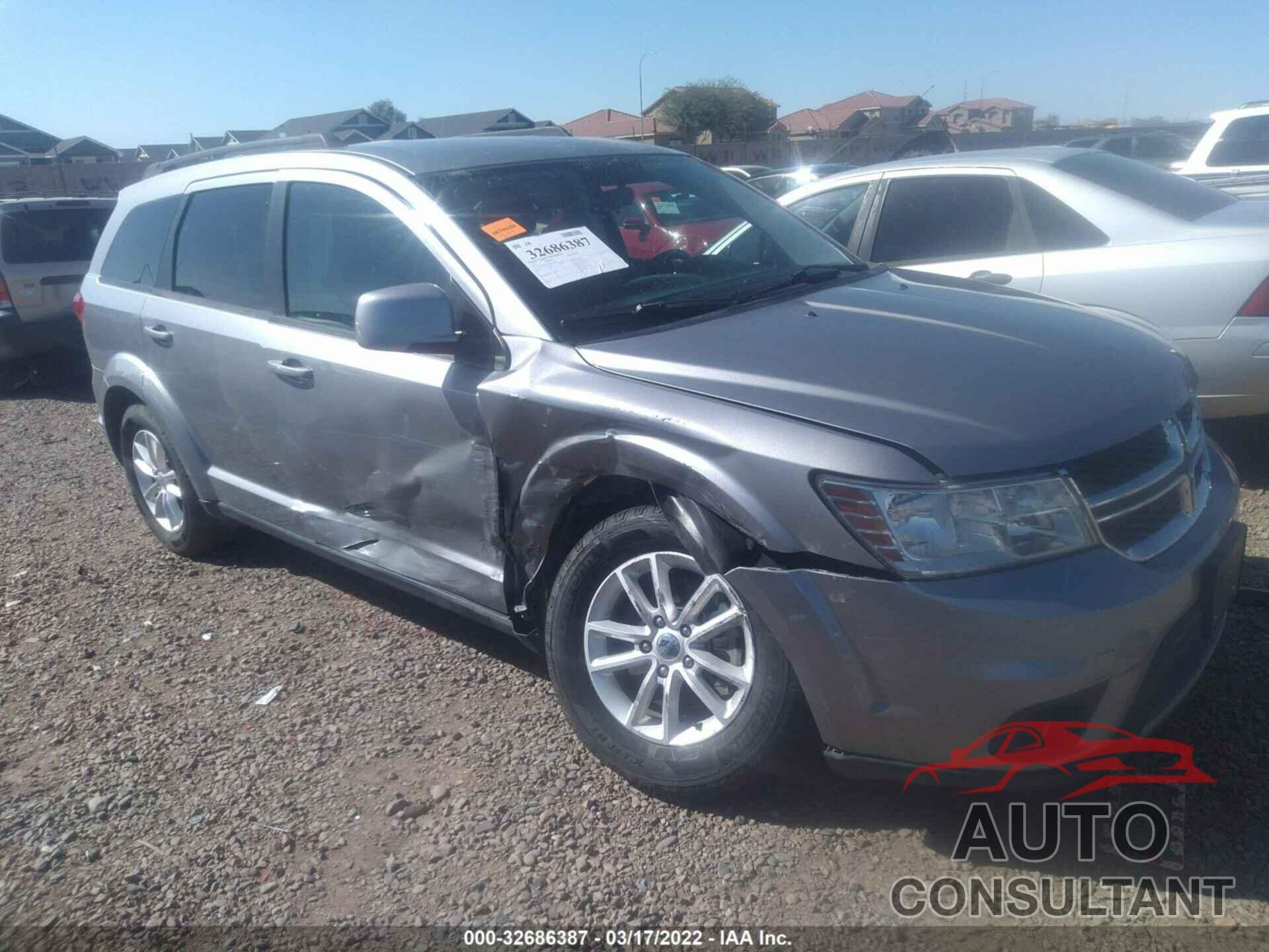 DODGE JOURNEY 2016 - 3C4PDCBG2GT171067
