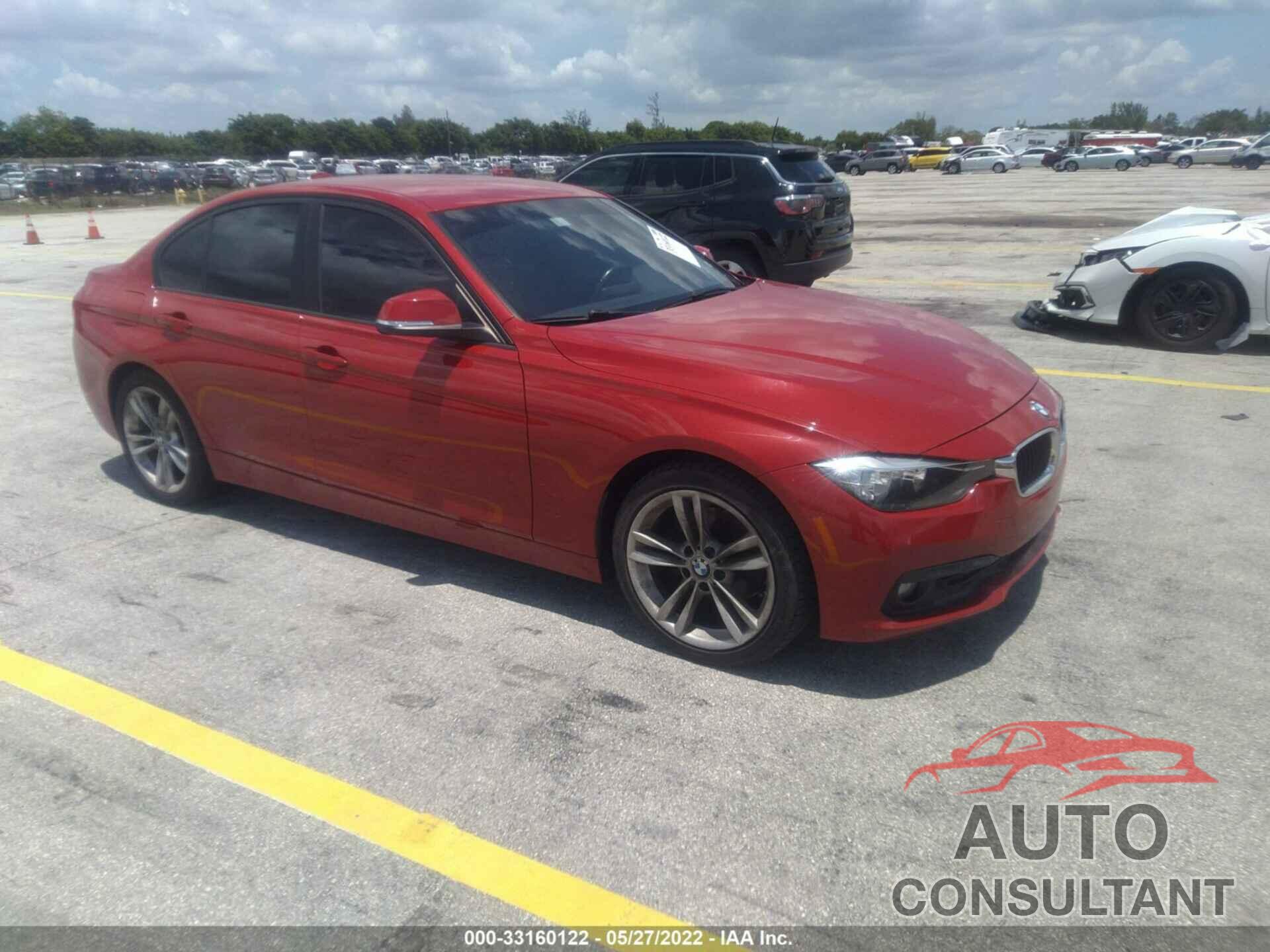 BMW 3 SERIES 2016 - WBA8E1G54GNT36806