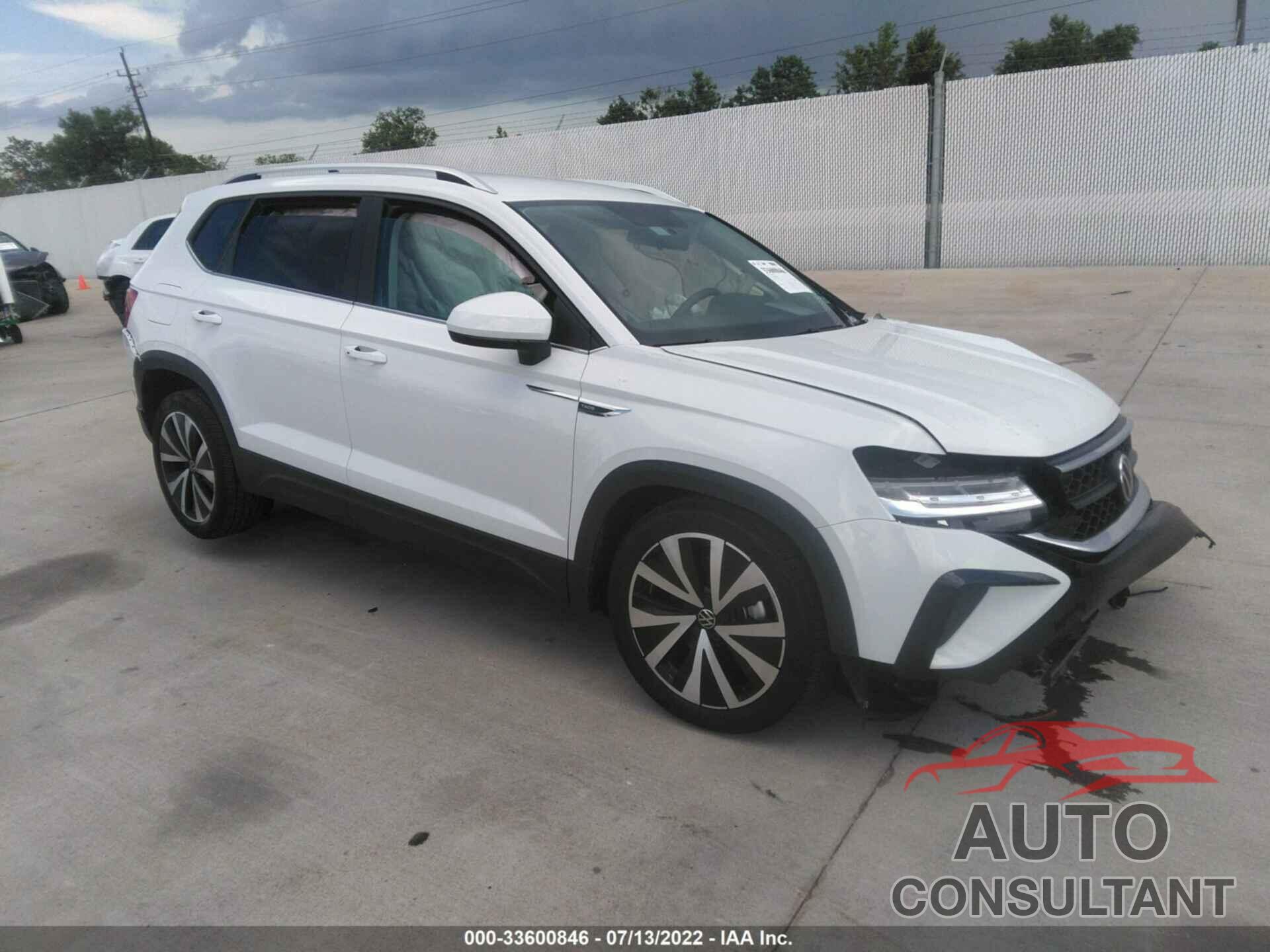 VOLKSWAGEN TAOS 2022 - 3VVRX7B27NM031195