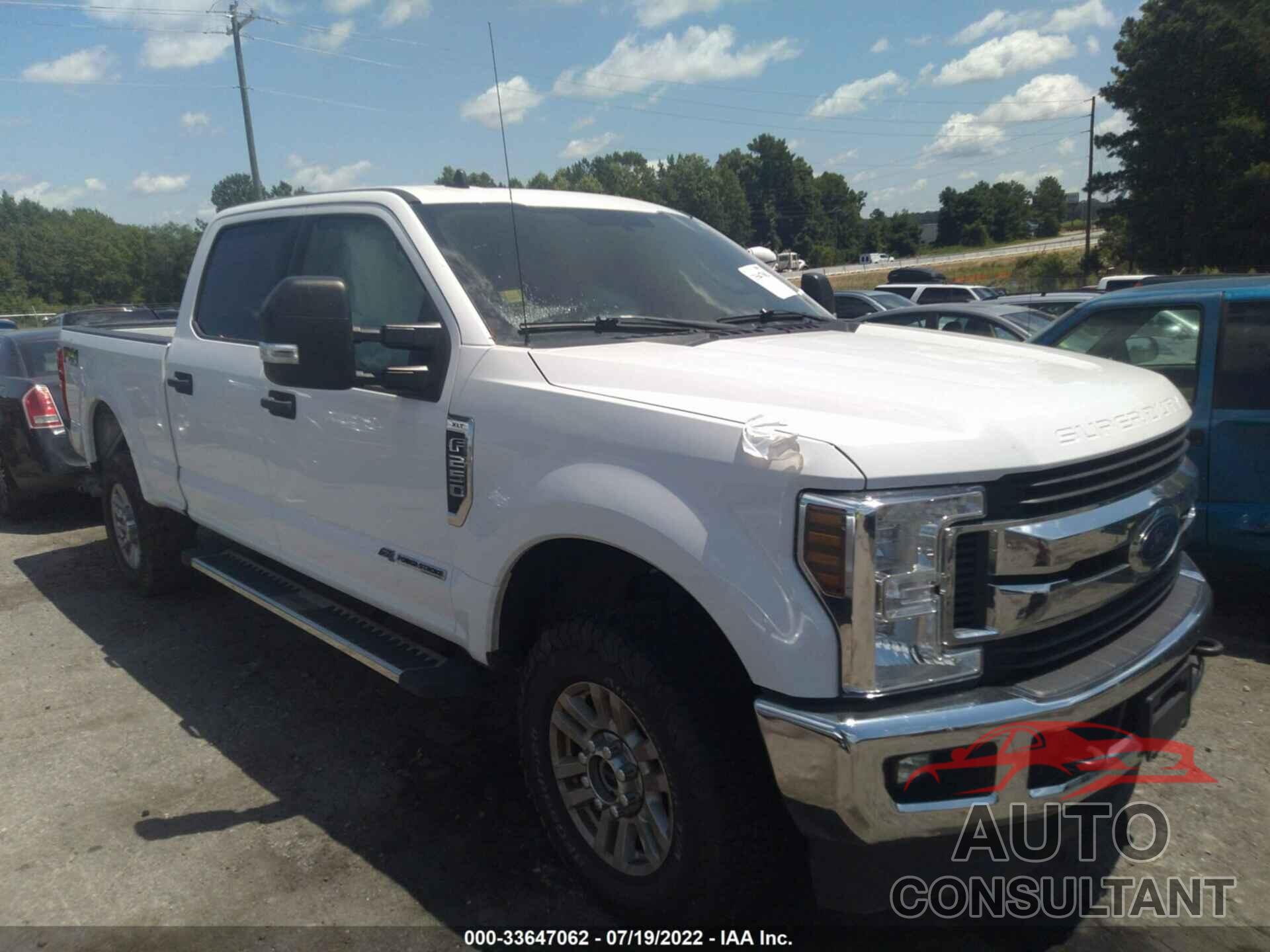 FORD SUPER DUTY F-250 SRW 2019 - 1FT7W2BT2KEE90558