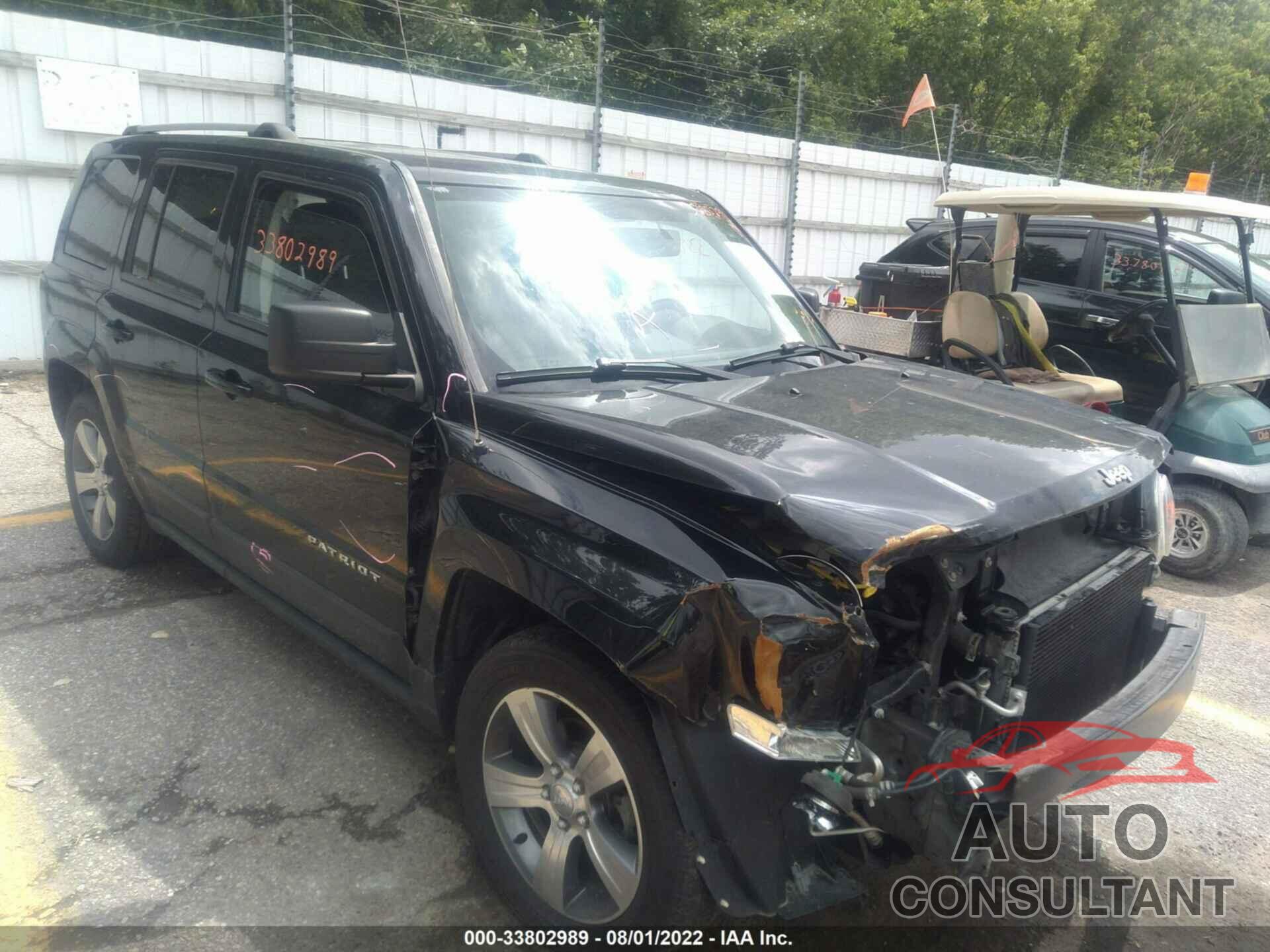 JEEP PATRIOT 2017 - 1C4NJPFA9HD118614