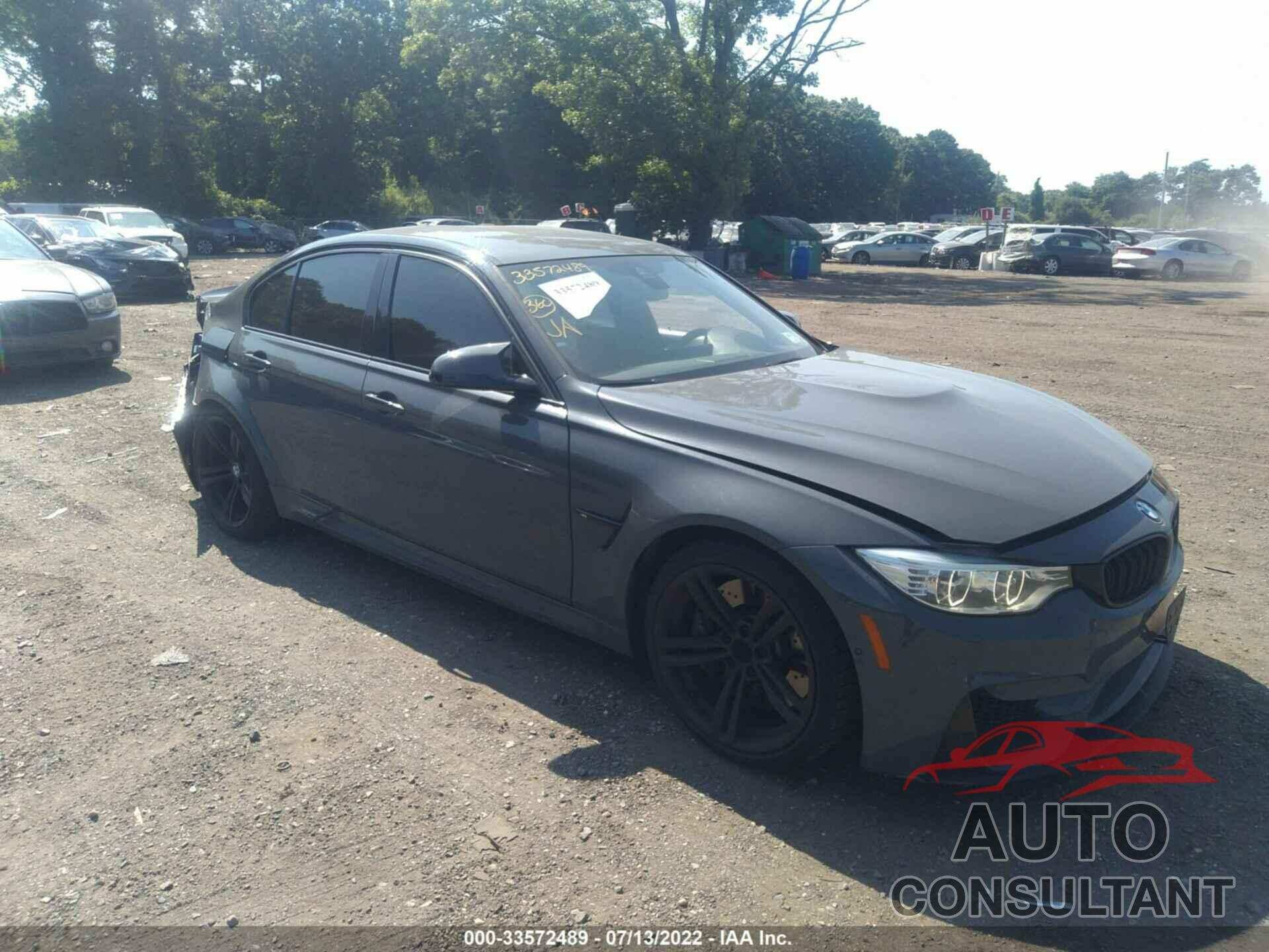 BMW M3 2017 - WBS8M9C38H5G85683