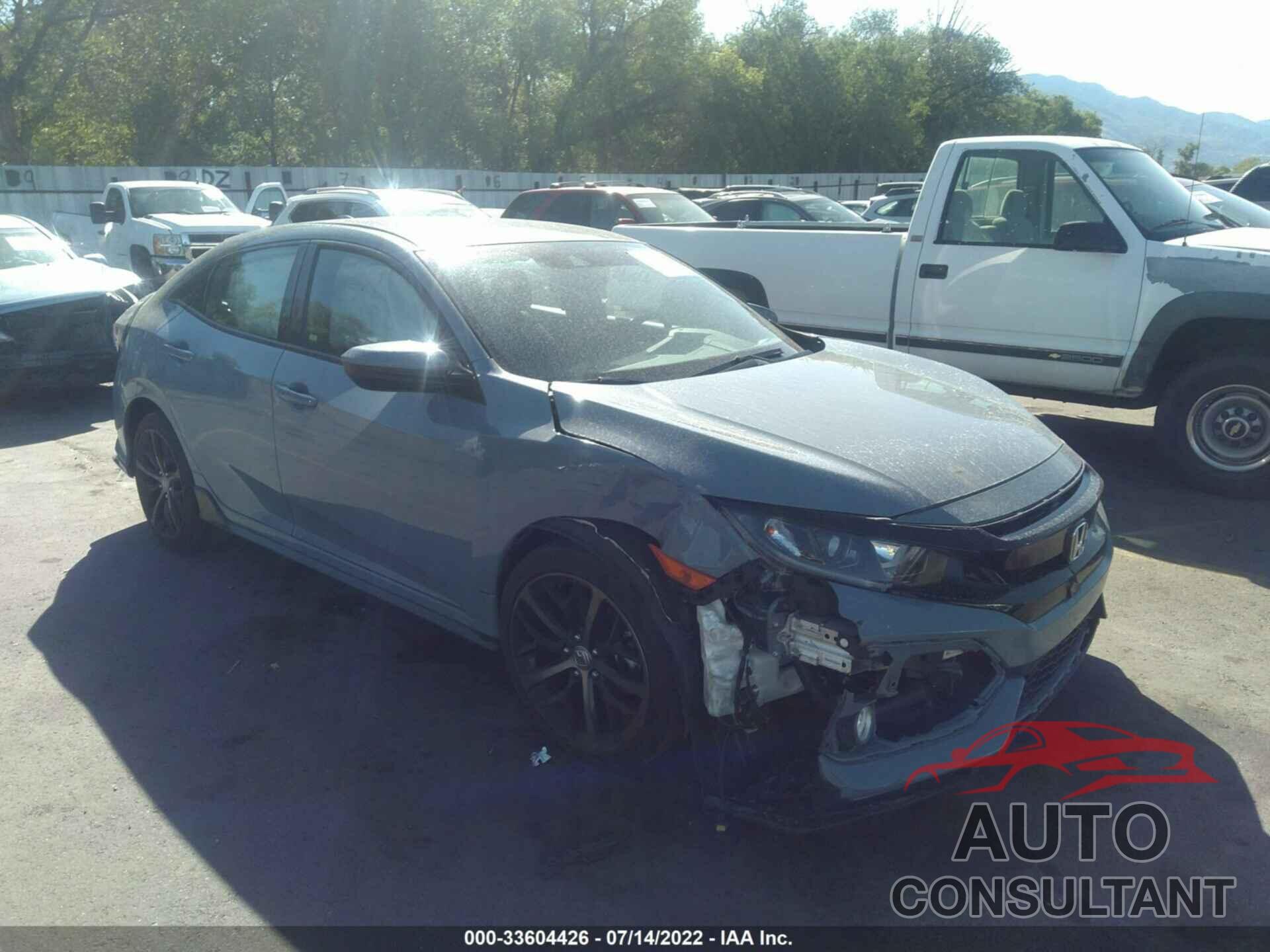 HONDA CIVIC HATCHBACK 2020 - SHHFK7G44LU219389