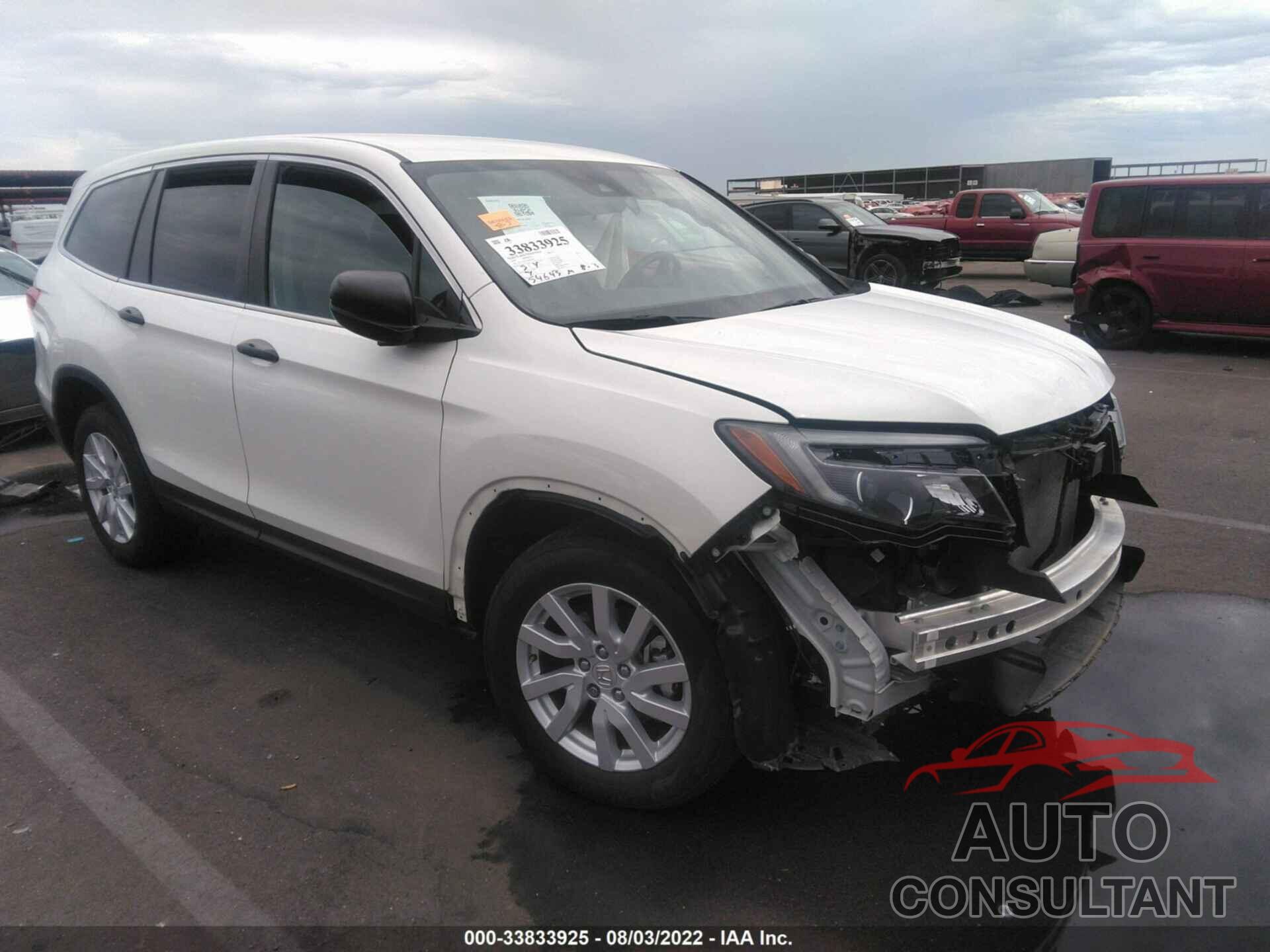 HONDA PILOT 2019 - 5FNYF6H15KB049622