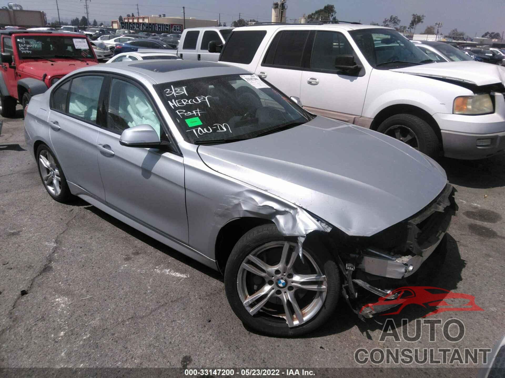BMW 3 SERIES 2017 - WBA8B3G38HNU36122
