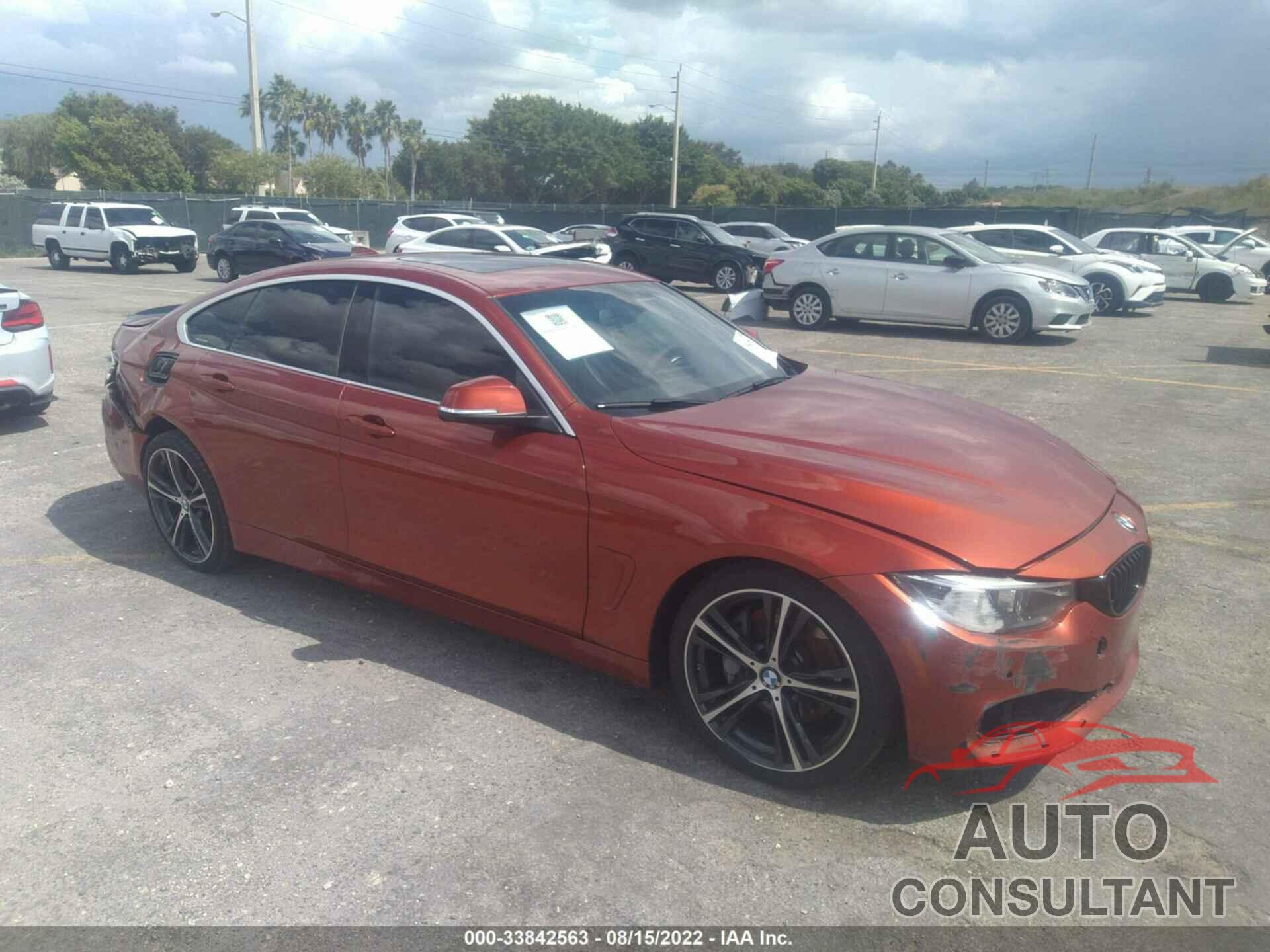 BMW 4 SERIES 2019 - WBA4J5C5XKBM66252