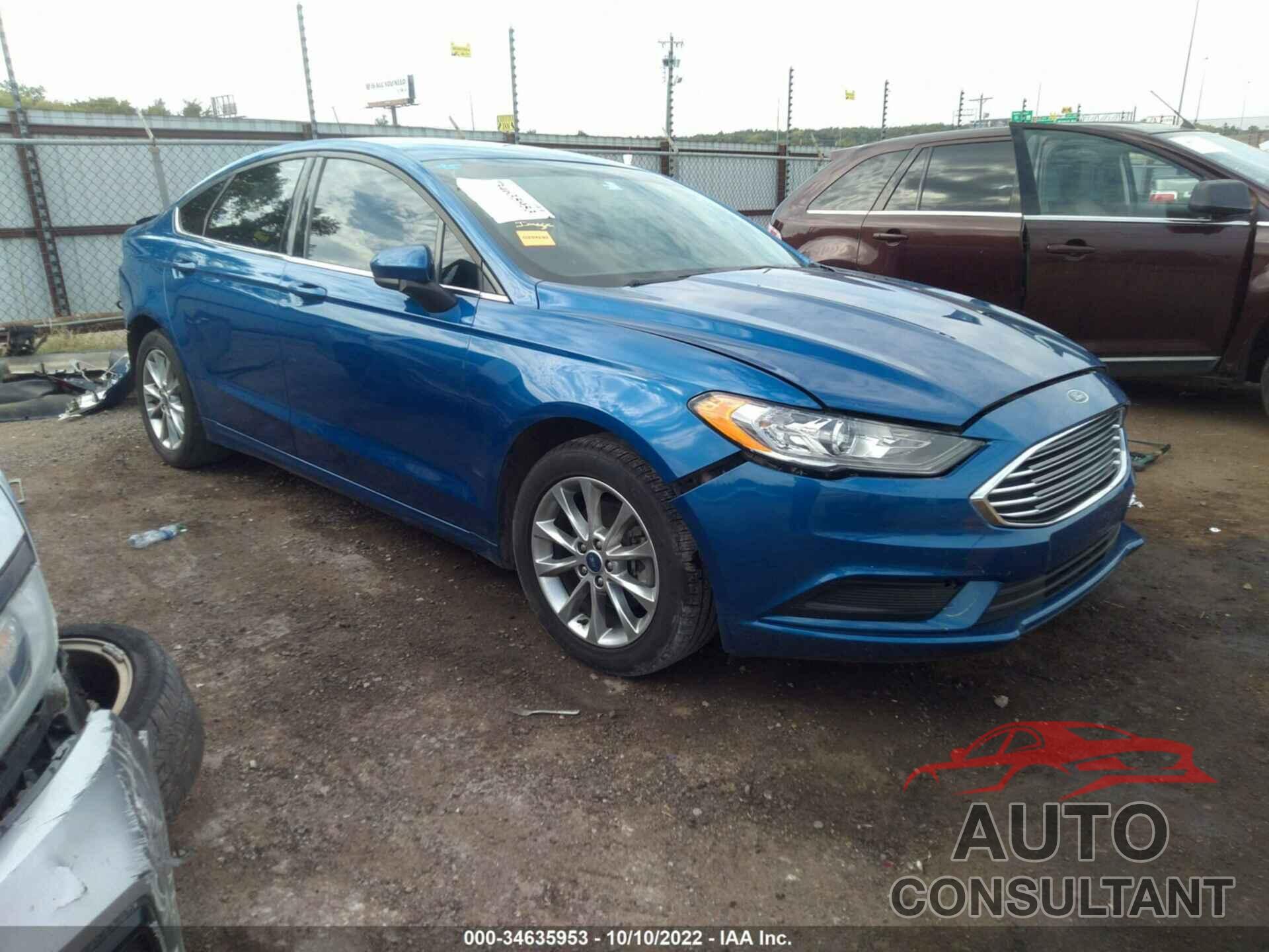 FORD FUSION 2017 - 3FA6P0H76HR214807