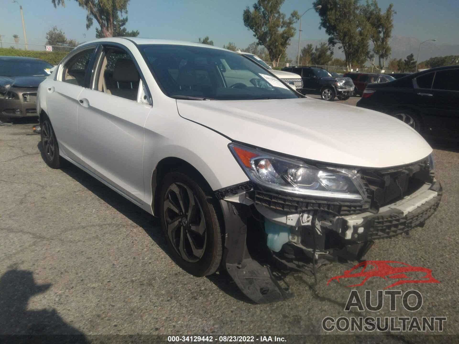 HONDA ACCORD SEDAN 2016 - 1HGCR3F87GA005705