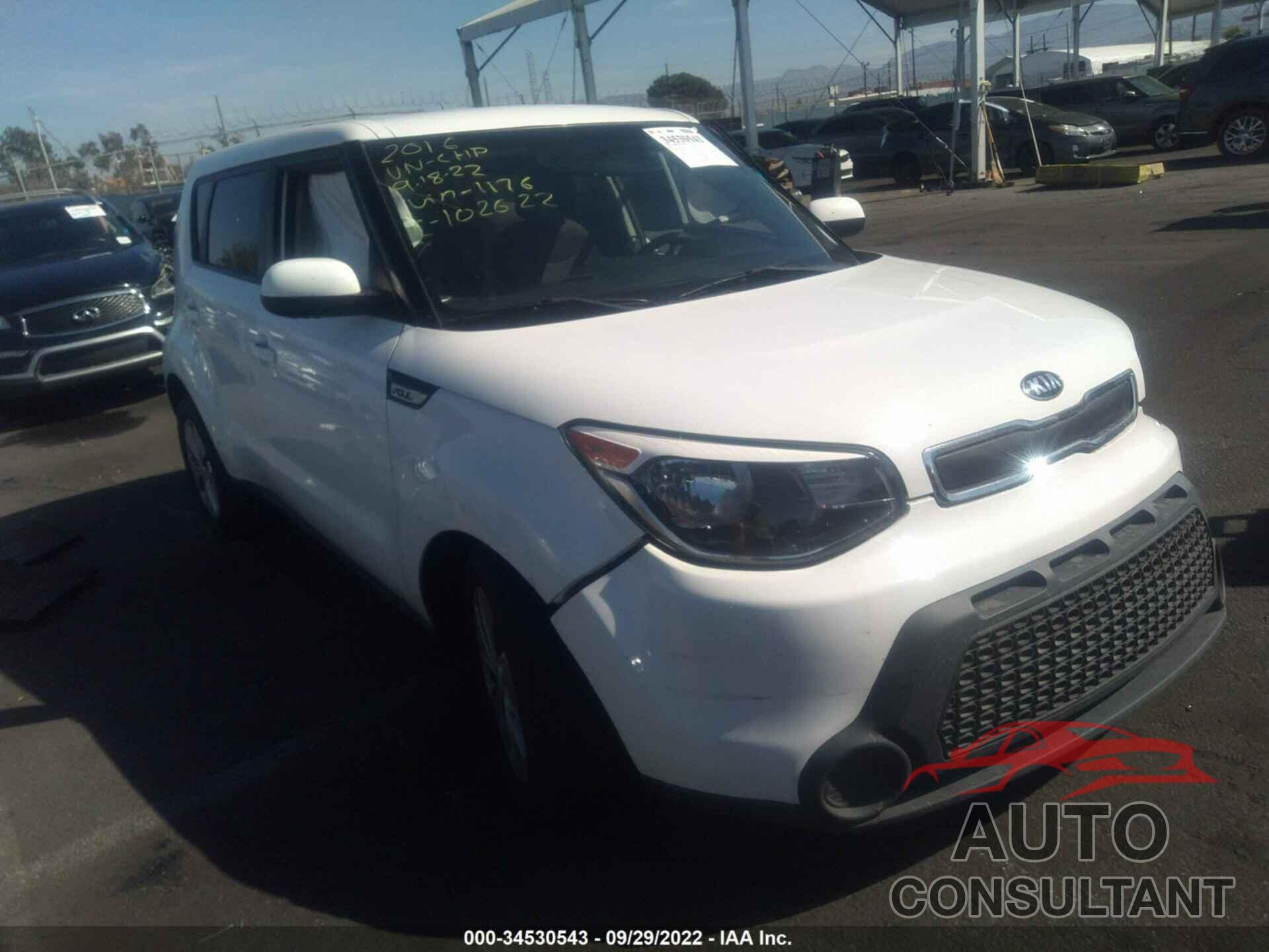 KIA SOUL 2016 - KNDJN2A20G7371176