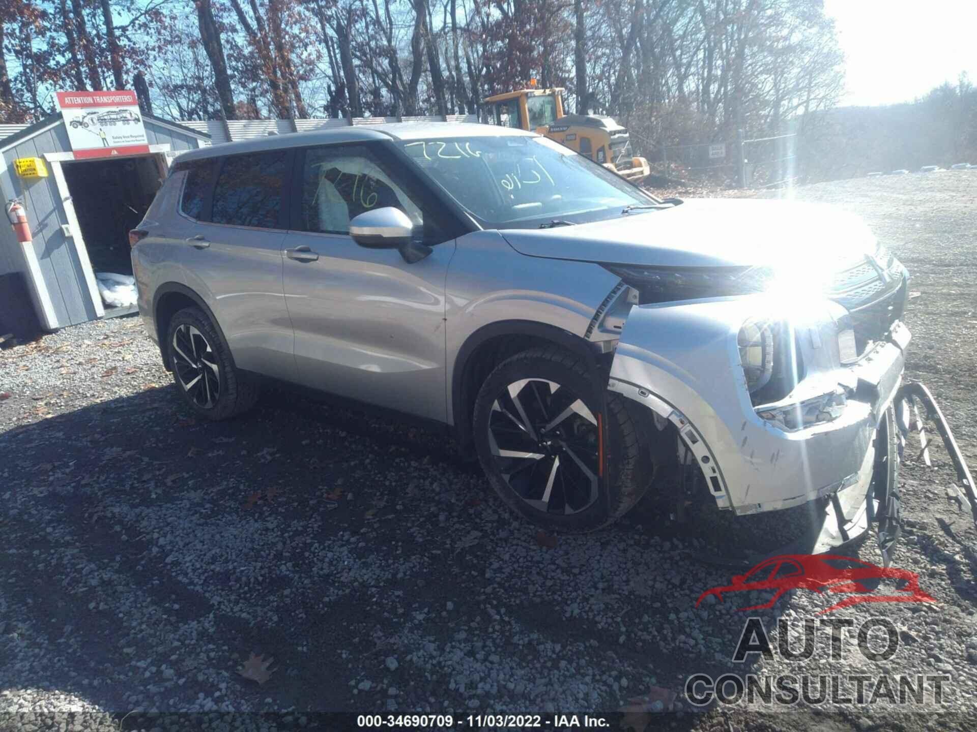 MITSUBISHI OUTLANDER 2022 - JA4J4TA87NZ028339