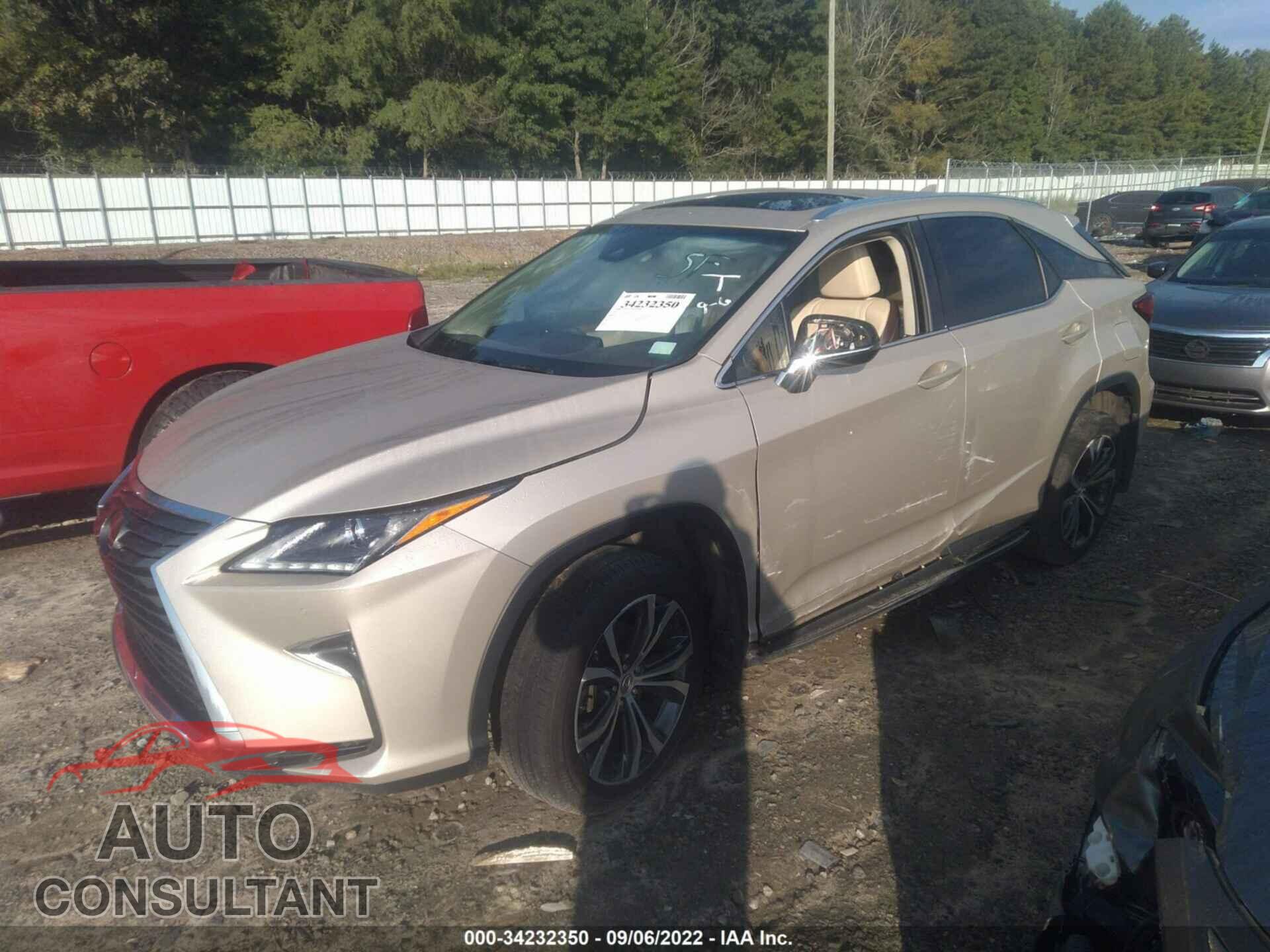 LEXUS RX 2017 - 2T2ZZMCA7HC062890