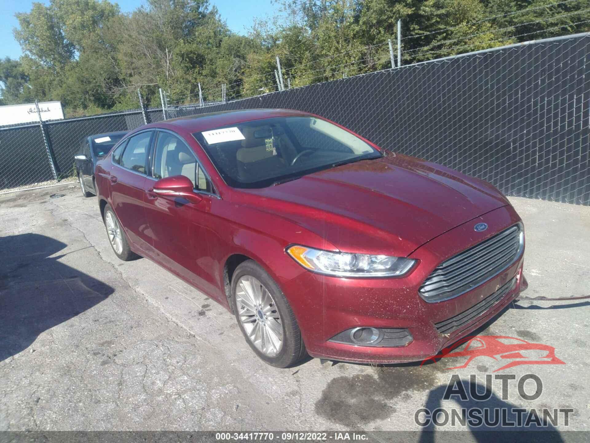 FORD FUSION 2016 - 3FA6P0HDXGR215981