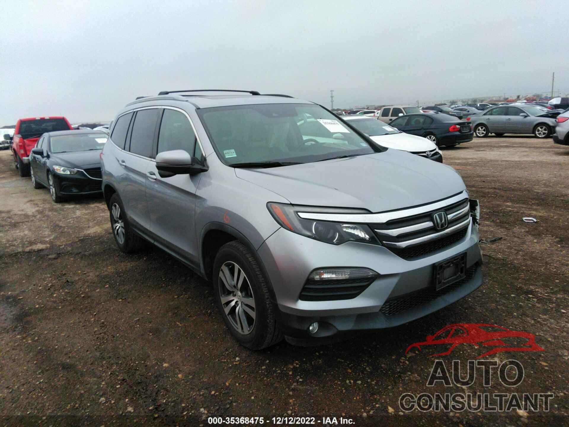 HONDA PILOT 2017 - 5FNYF5H6XHB033060