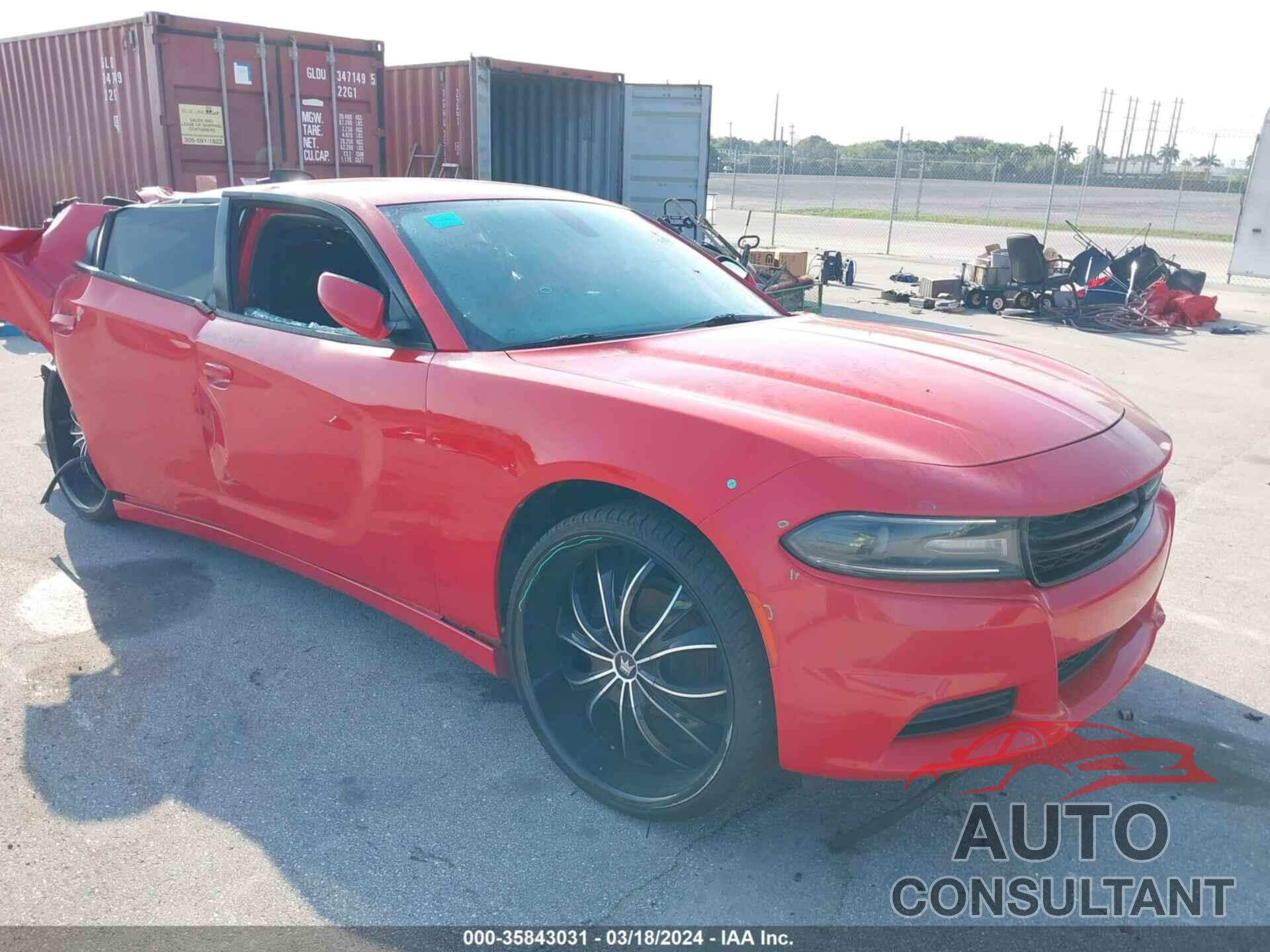 DODGE CHARGER 2018 - 2C3CDXBG6JH180347