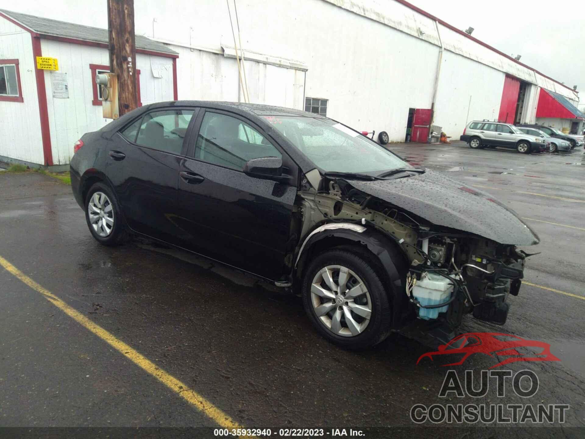 TOYOTA COROLLA 2016 - 2T1BURHE3GC596884