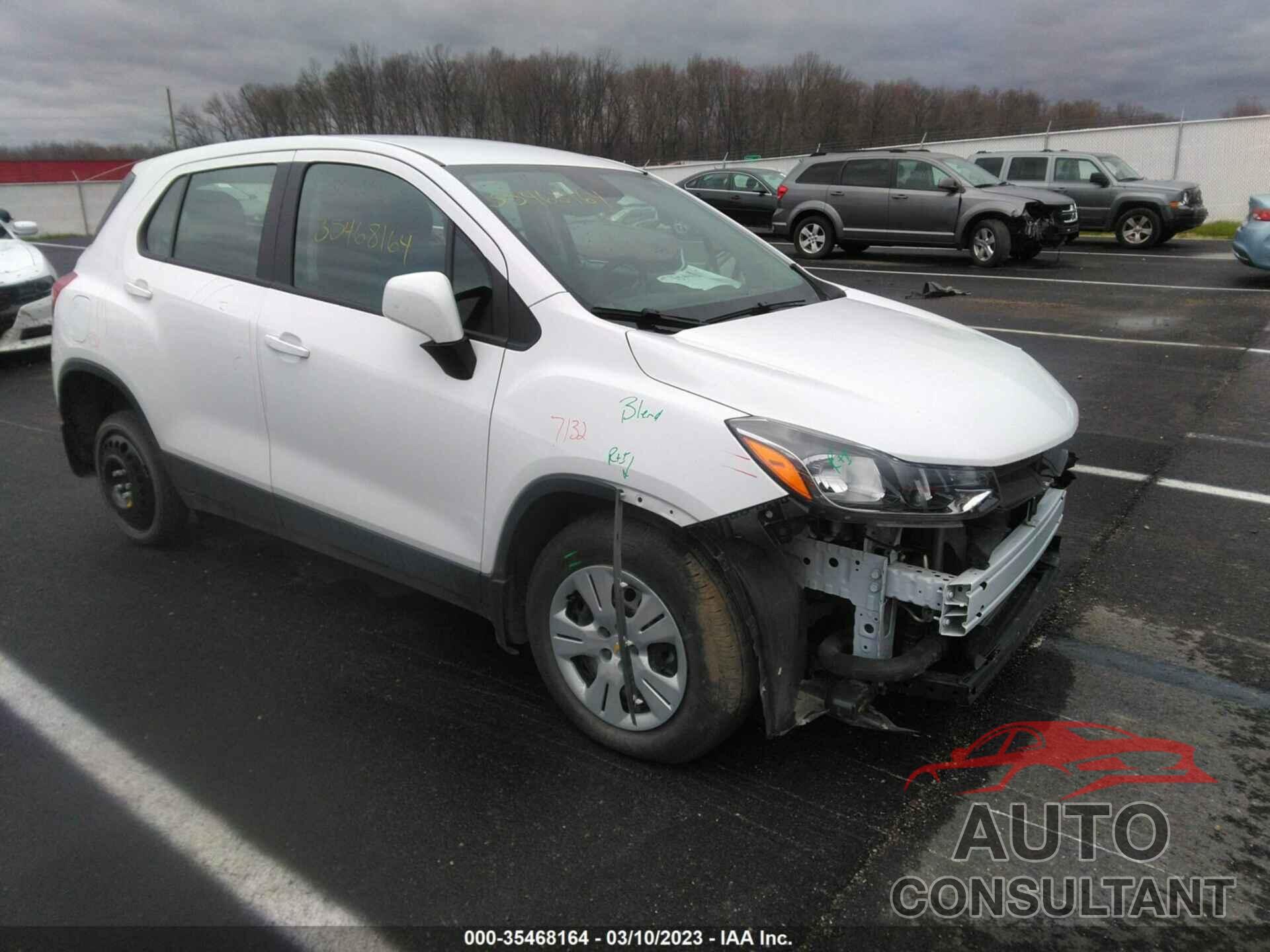 CHEVROLET TRAX 2019 - 3GNCJKSB1KL119340