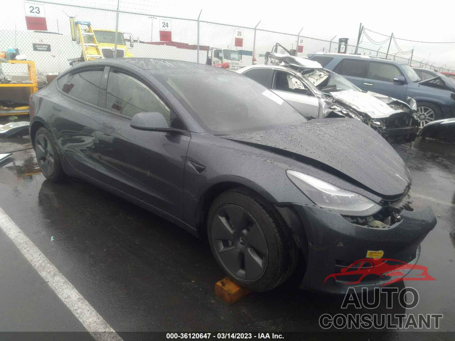 TESLA MODEL 3 2022 - 5YJ3E1EB6NF253072