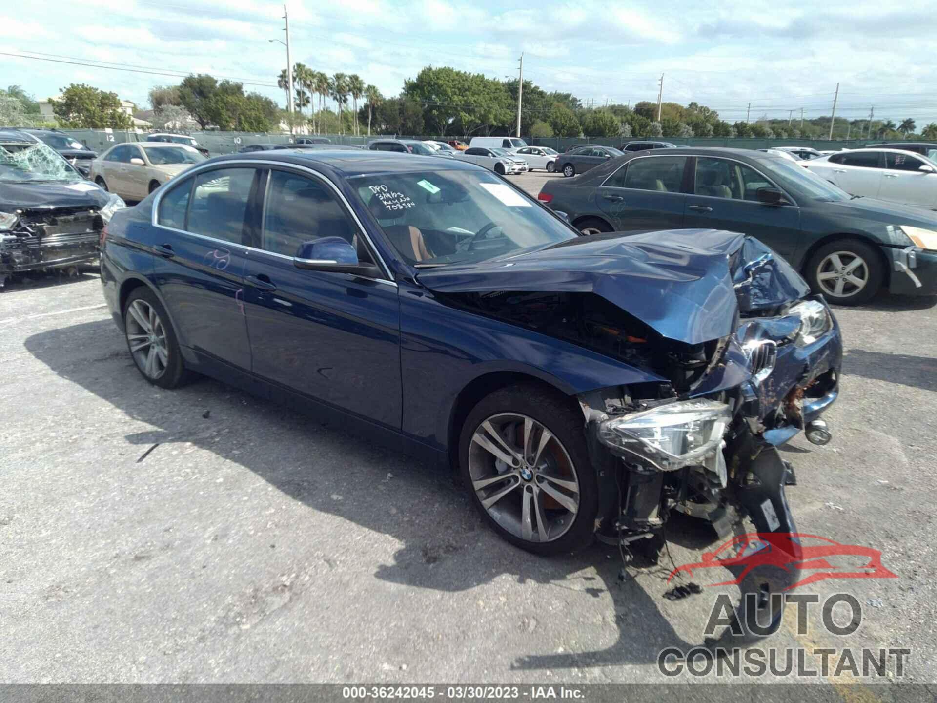 BMW 3 SERIES 2016 - WBA8B7C53GK703584