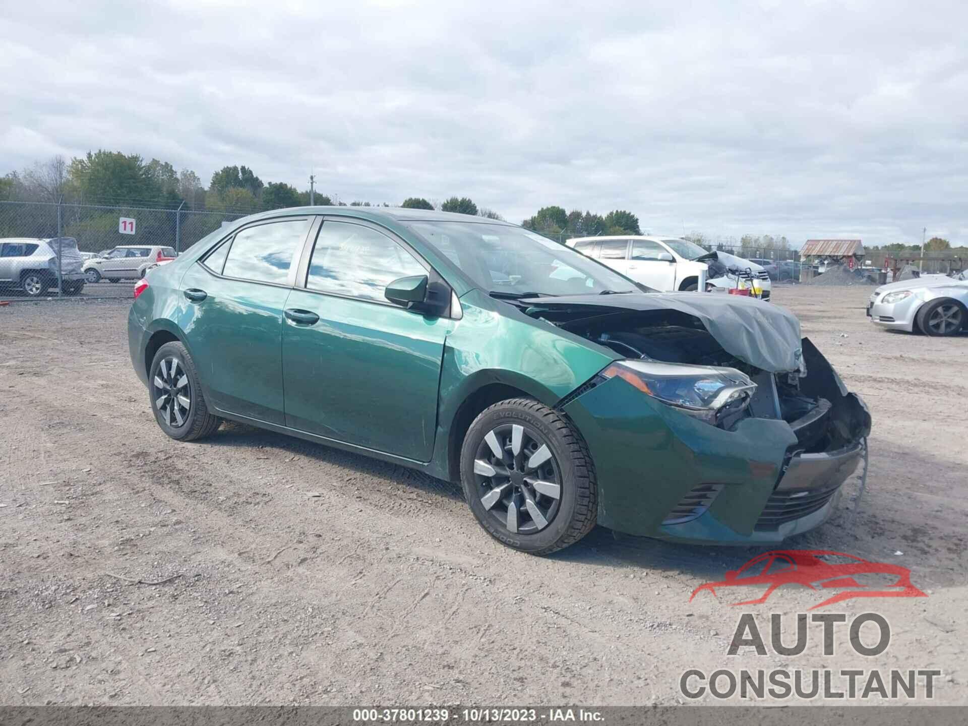 TOYOTA COROLLA 2016 - 2T1BURHE5GC596675