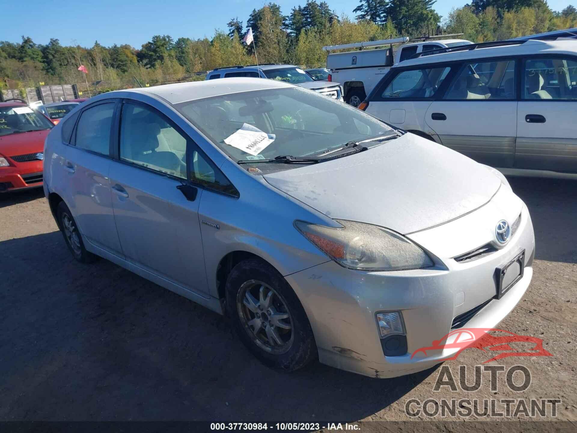 TOYOTA PRIUS 2010 - JTDKN3DU3A0139405