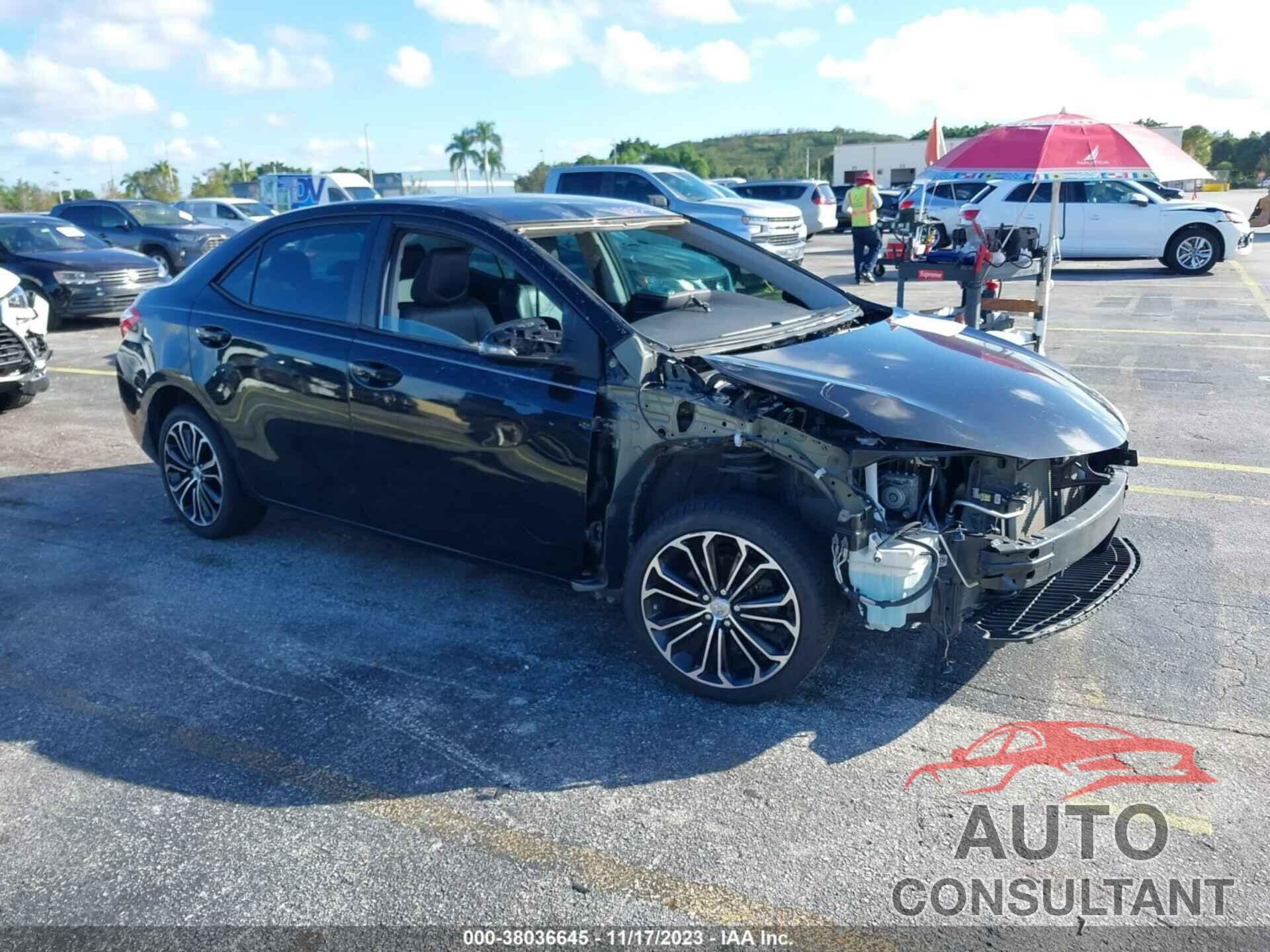 TOYOTA COROLLA 2016 - 2T1BURHE3GC537981
