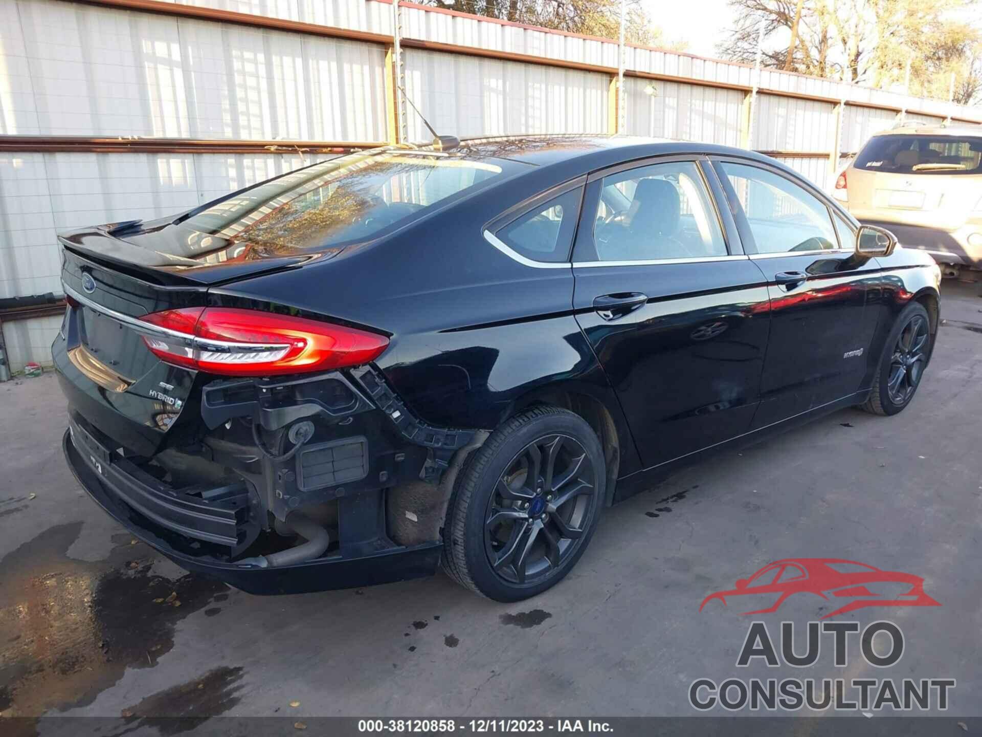 FORD FUSION HYBRID 2018 - 3FA6P0LU7JR139179