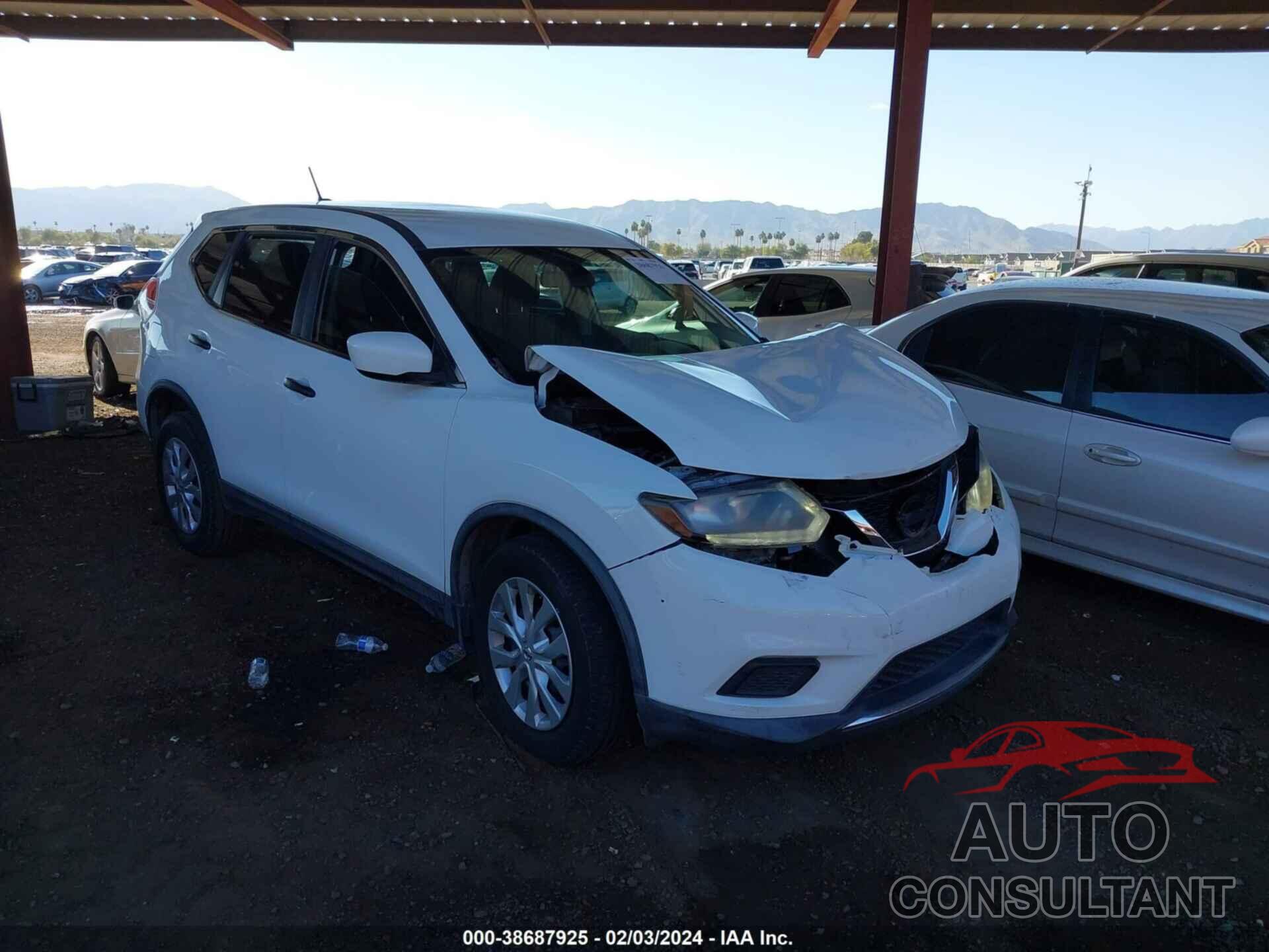 NISSAN ROGUE 2016 - KNMAT2MT5GP663738